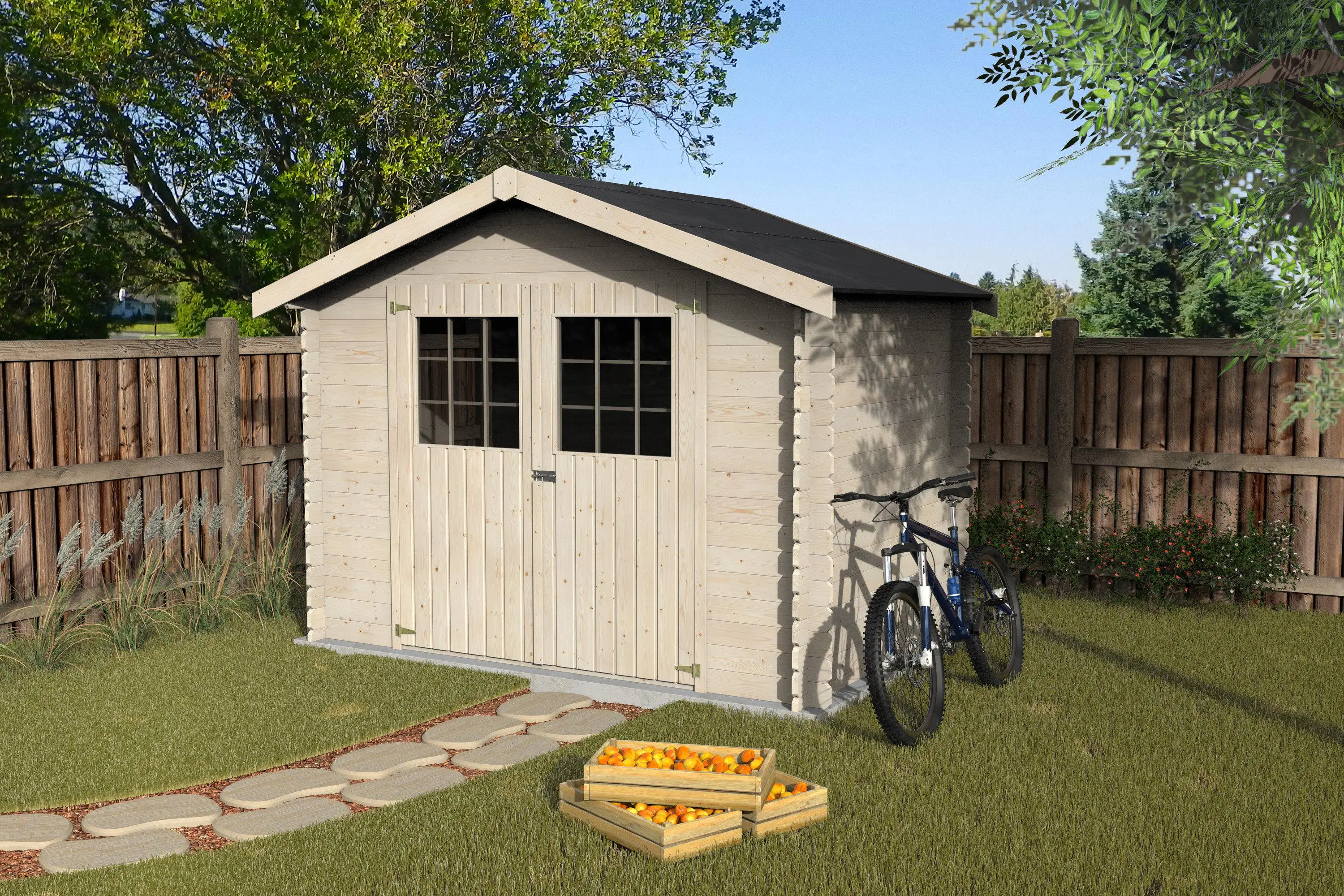 Decor et Jardin Gartenhaus Flodova 298 x 198 cm natur