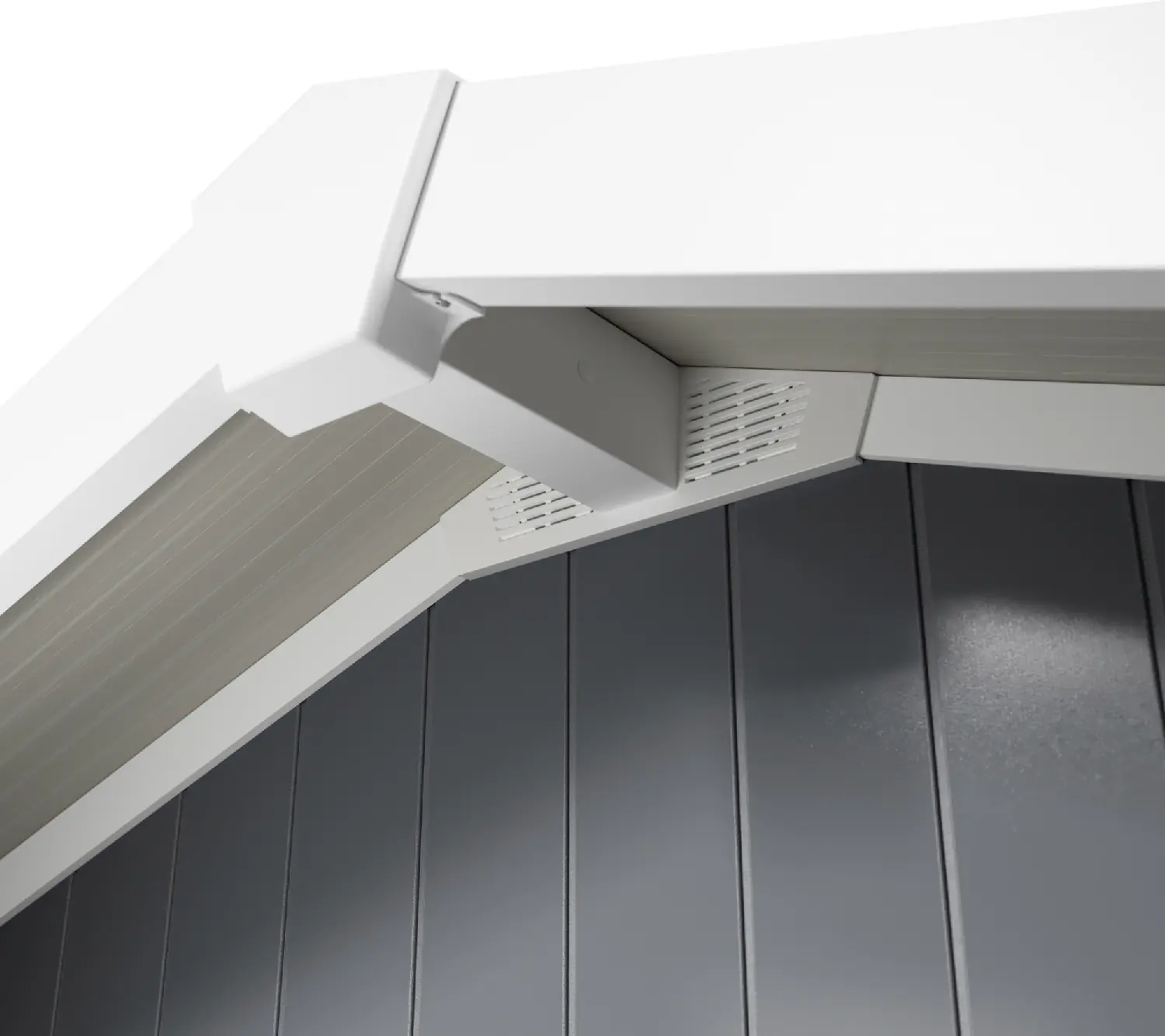 Grosfillex Gartenhaus Deco H 11 370 x 407 cm (inkl. Dachüberstand)