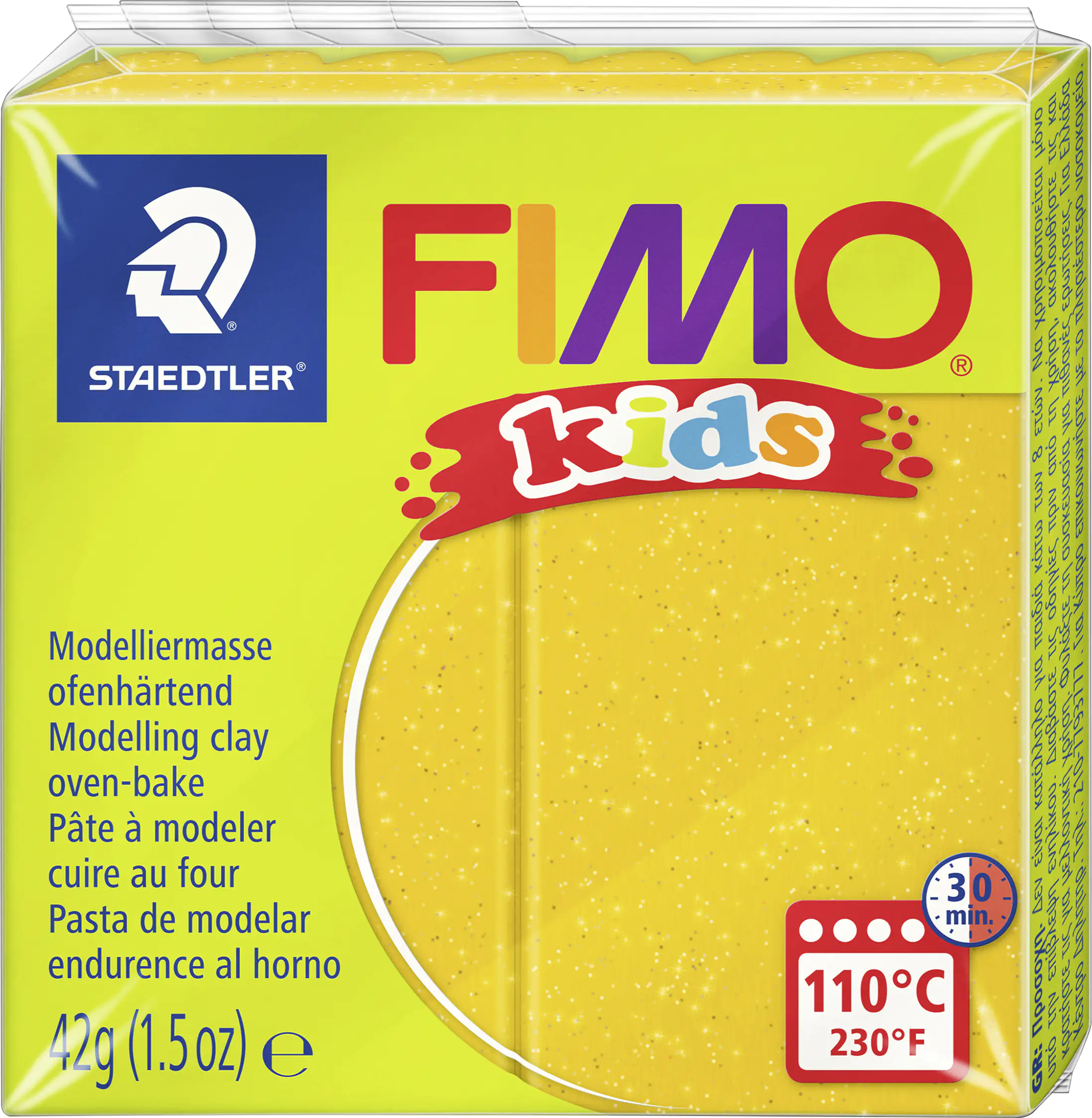 Fimo Kids Modelliermasse glitter gold