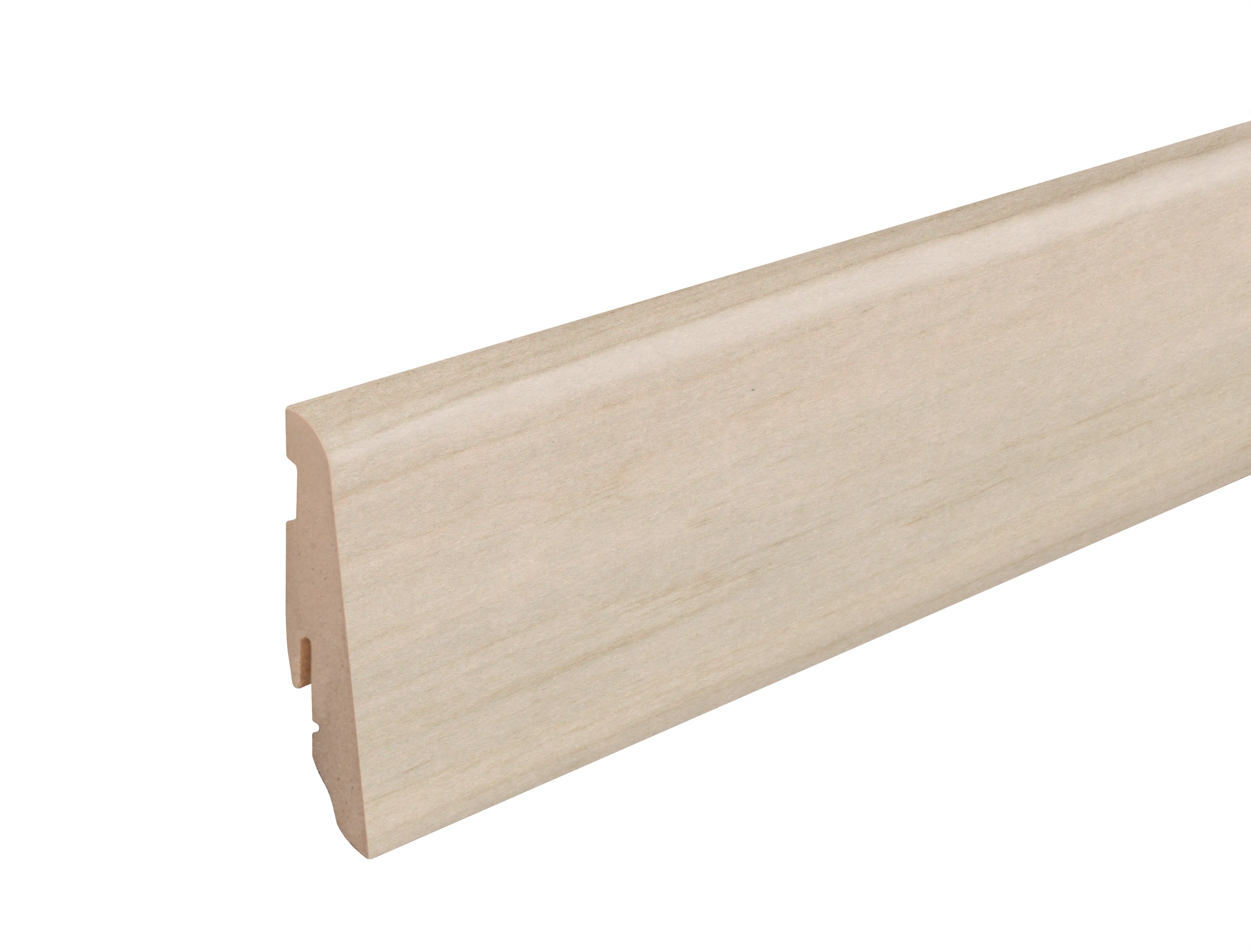 Neuhofer Fußleiste 240 cm x 58 x 19 mm Eiche Erle