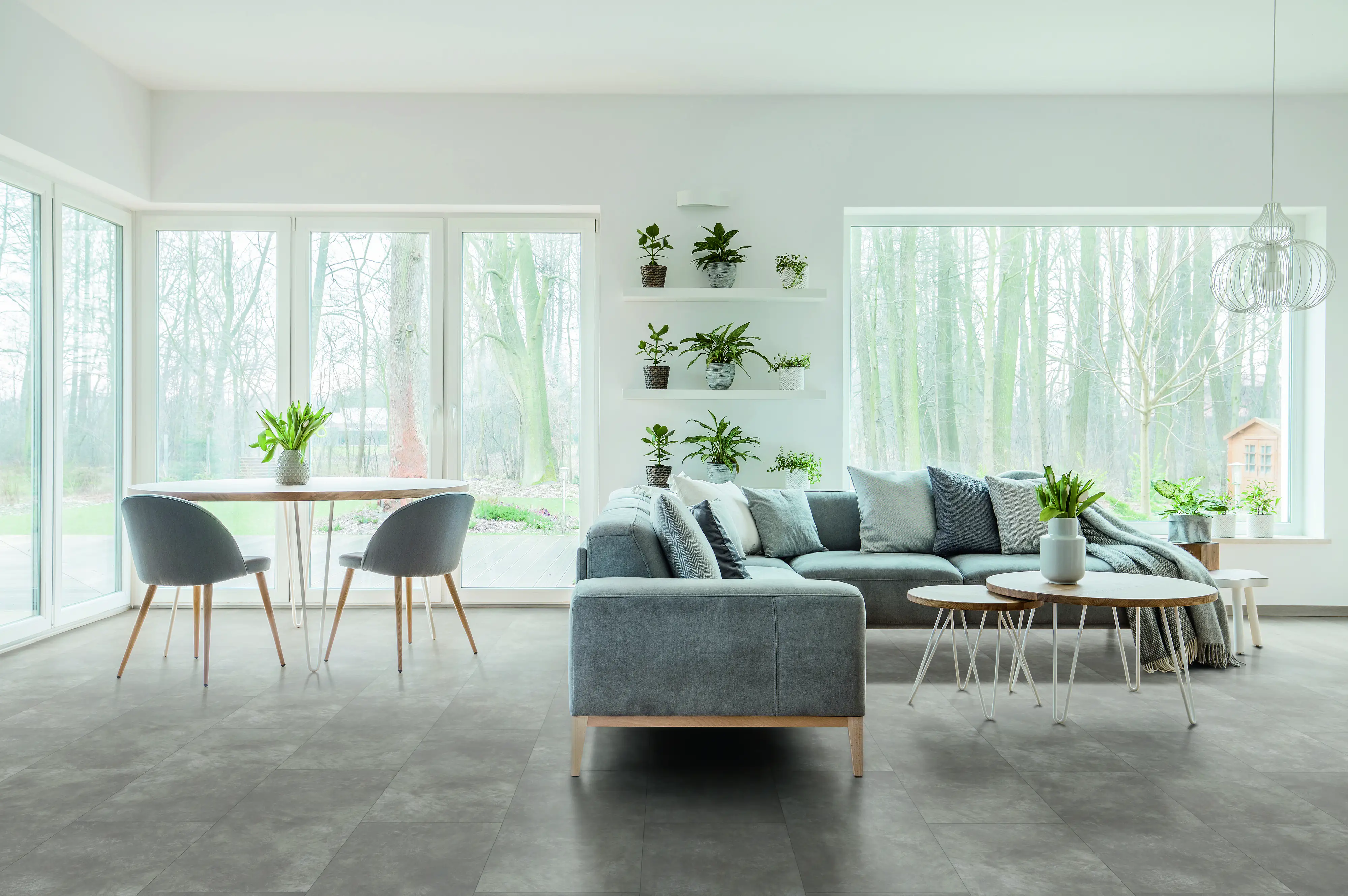 Parador Designboden Beton grau Steinstruktur