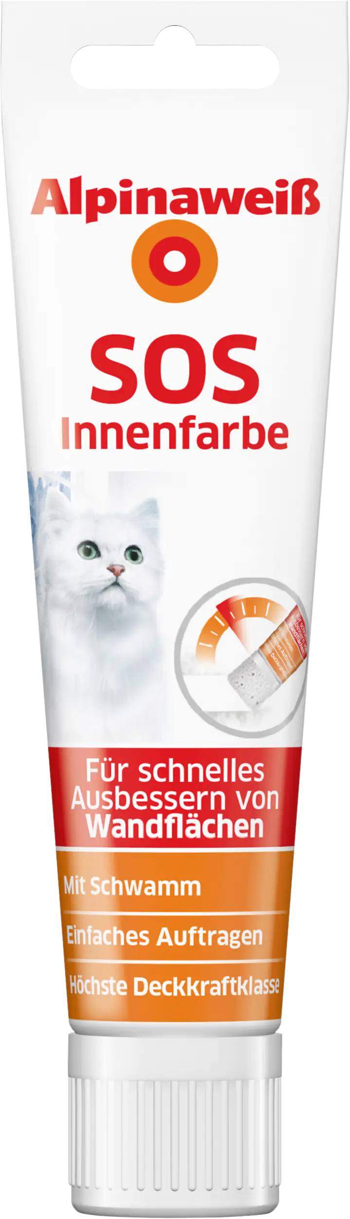 Alpinaweiß SOS Innenfarbe 100 ml weiß matt