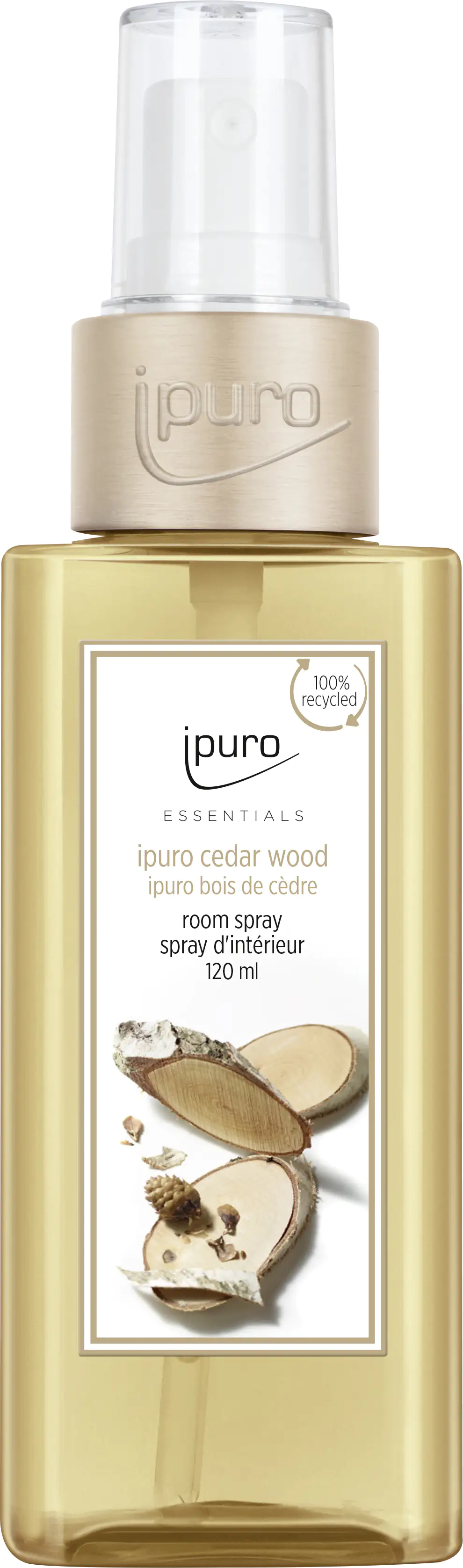 ipuro ESSENTIALS Raumspray Cedar Wood 120 ml