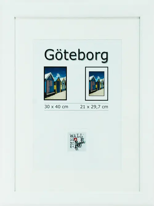 4250101381768 Holz Bilderrahmen Göteborg weiß, 30 x 40 cm
