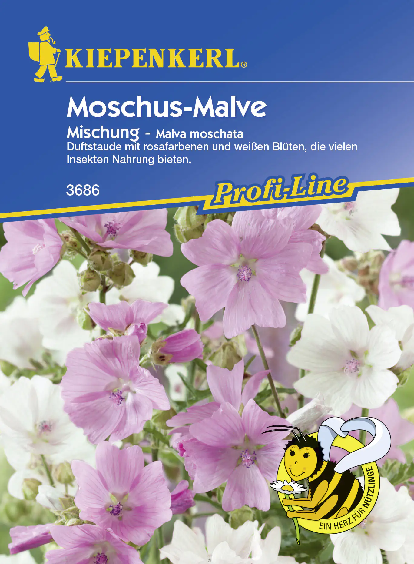 Kiepenkerl Moschus-Malve Moschus Malva moschata, Inhalt: ca. 100 Pflanzen
