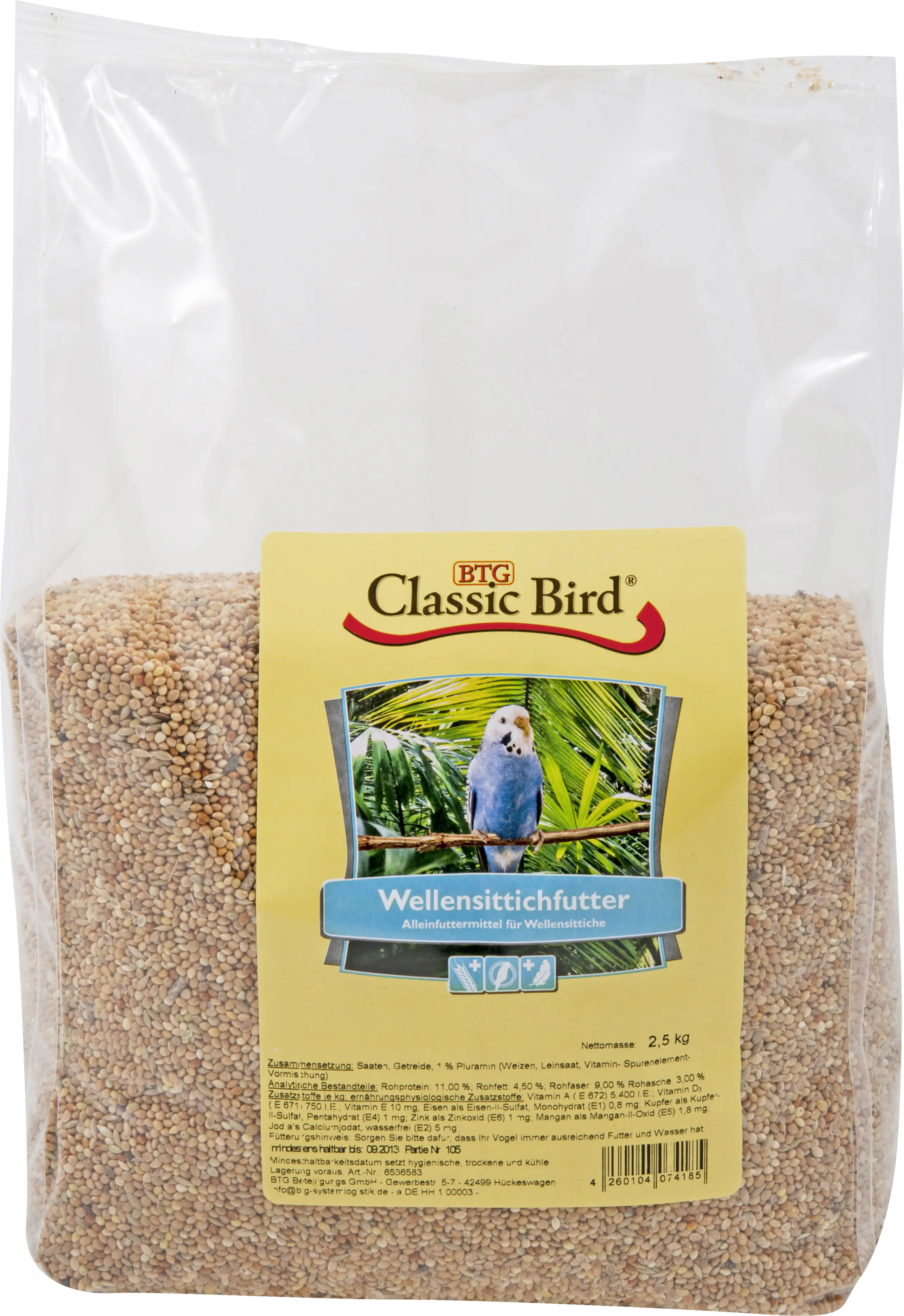 Classic Bird Wellensittichfutter 2,5 kg Classic Bird Wellensittichfutter 2,5 kg