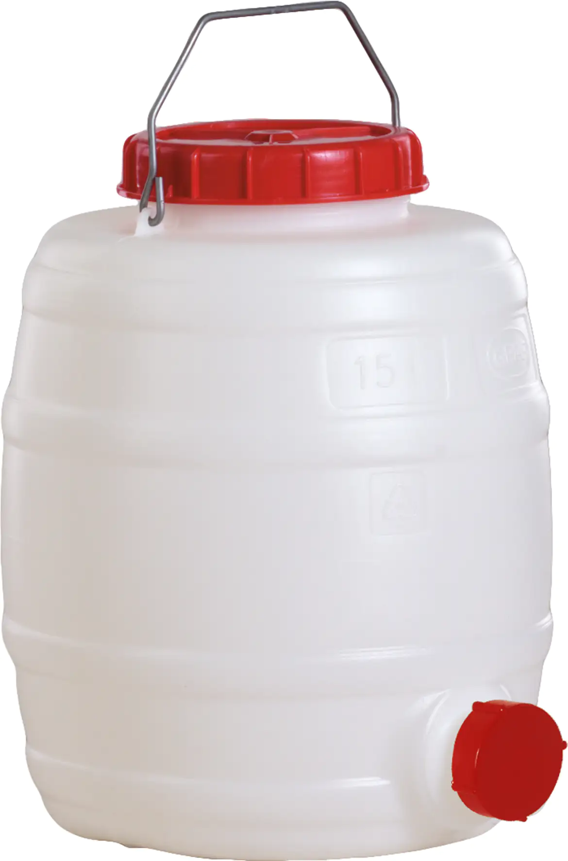 Graf Getränkefass 15 L rund lebensmittelecht Graf Getränkefass 15 L rund lebensmittelecht