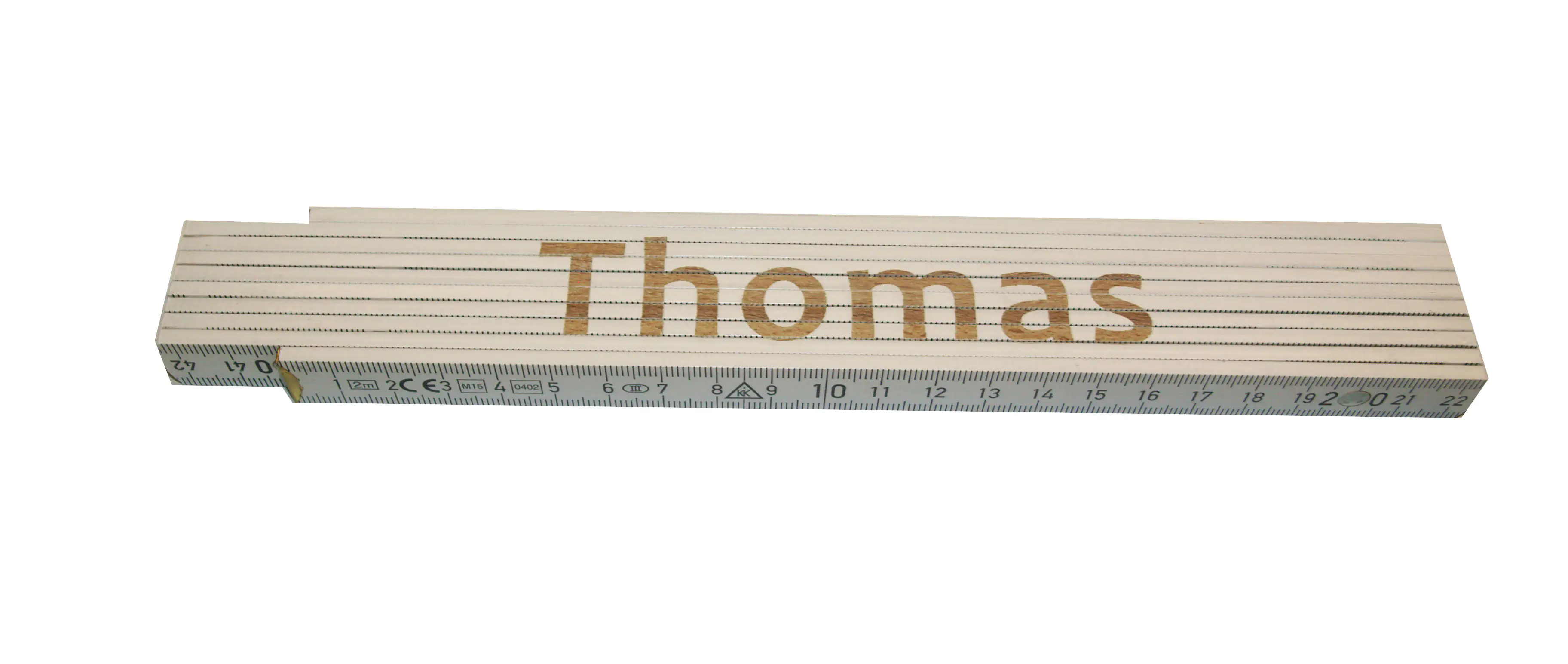 Zollstock Thomas 2 m weiß