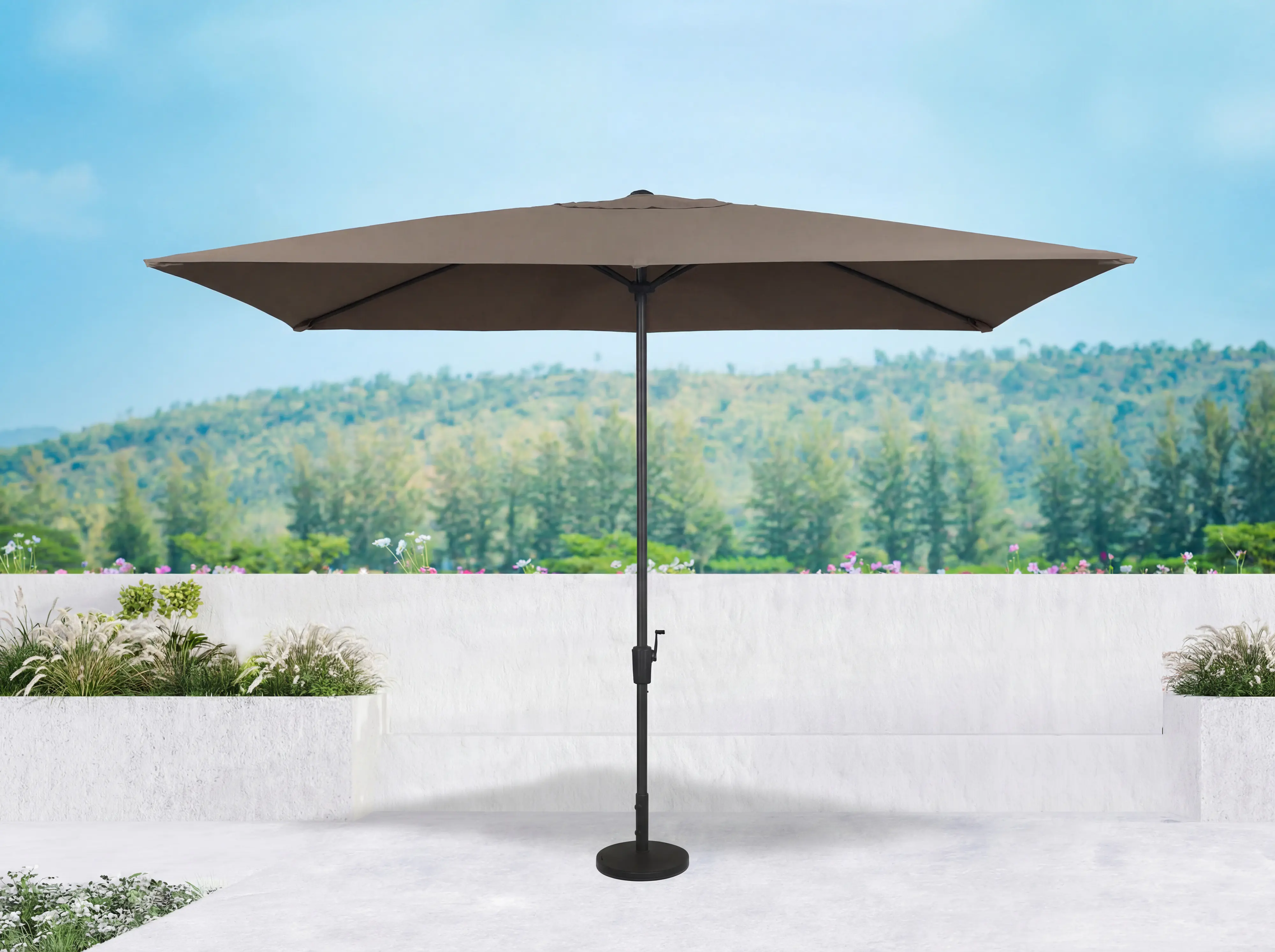 TrendLine Sonnenschirm Lagos taupe 200 x 300 cm 