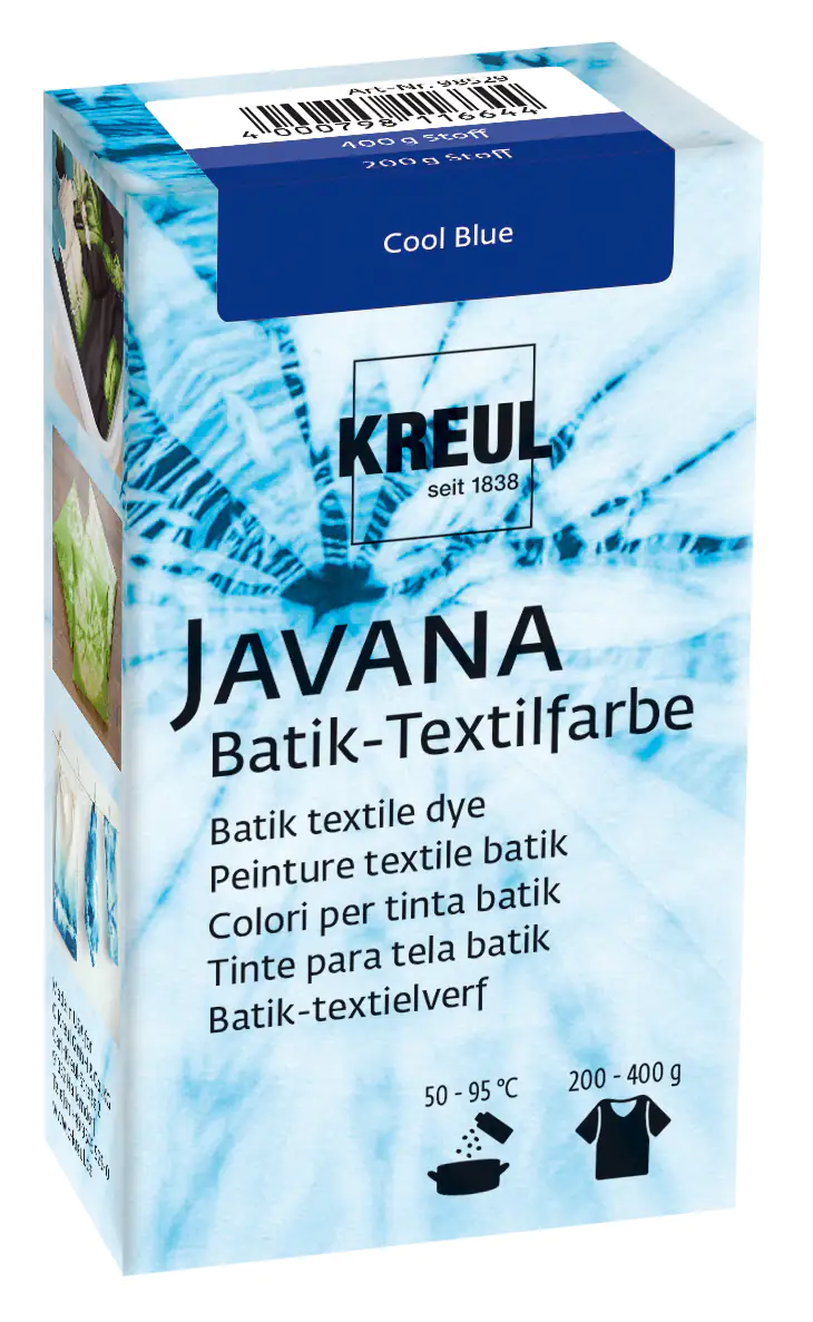 Kreul Javana Batik-Textilfarbe cool blue 70 g