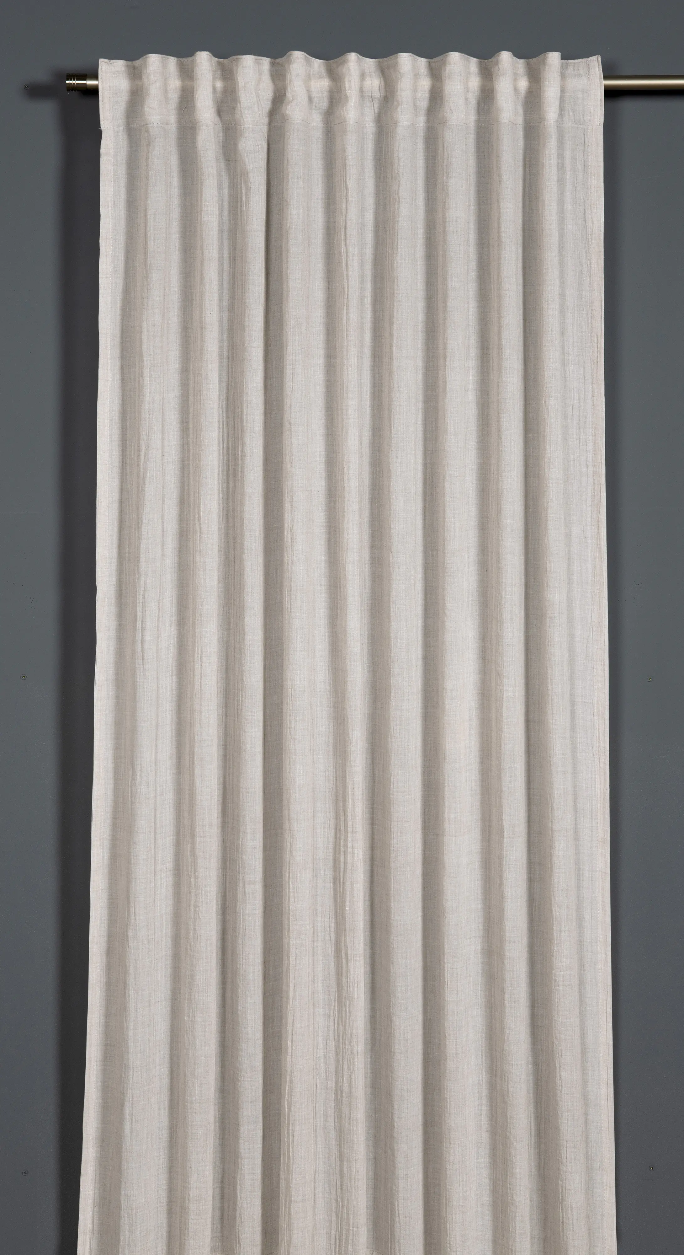 Sehlbach Fertigschal mit Gardinenband 135 x 245 cm natur