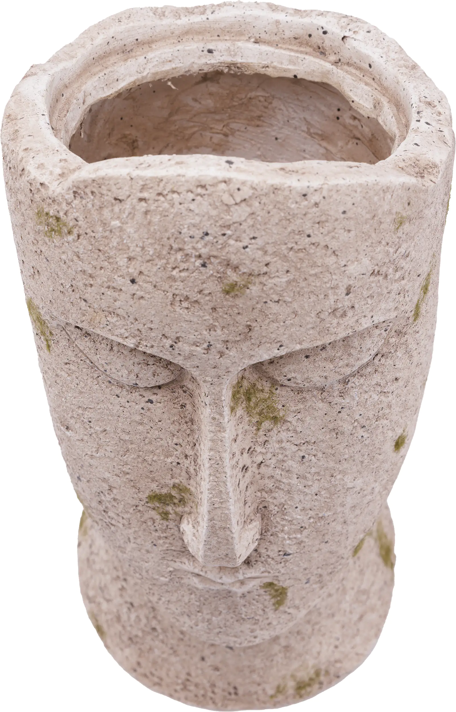 TrendLine Dekofigur Pflanztopf Kopf 39,5 x 22 cm grau