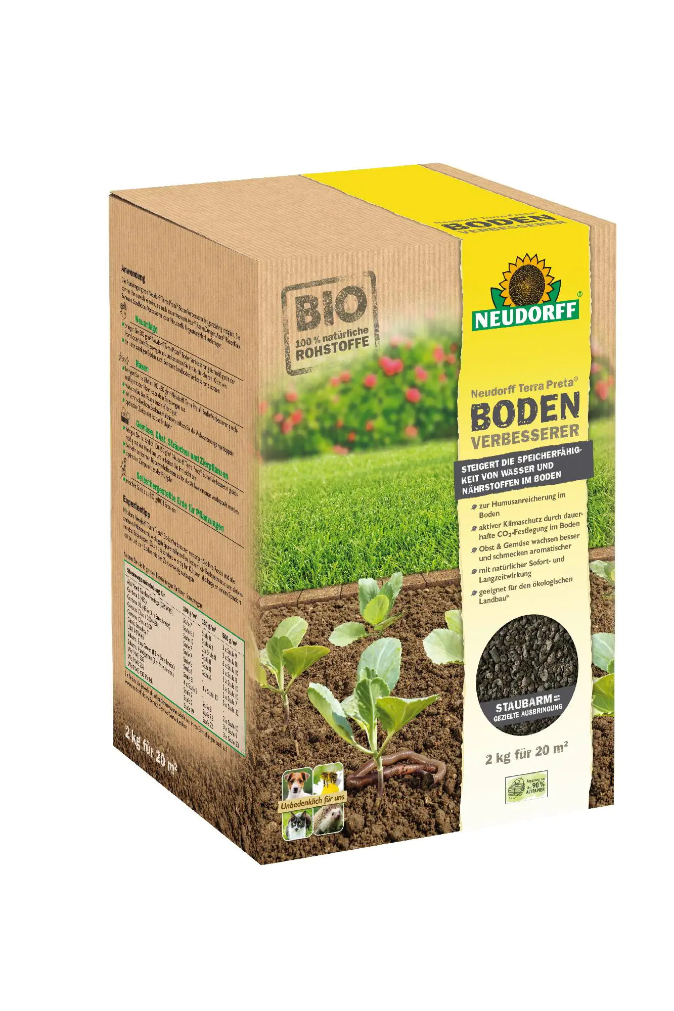 Neudorff Terra Preta Bodenverbesserer 2 kg Neudorff Terra Preta Bodenverbesserer 2 kg
