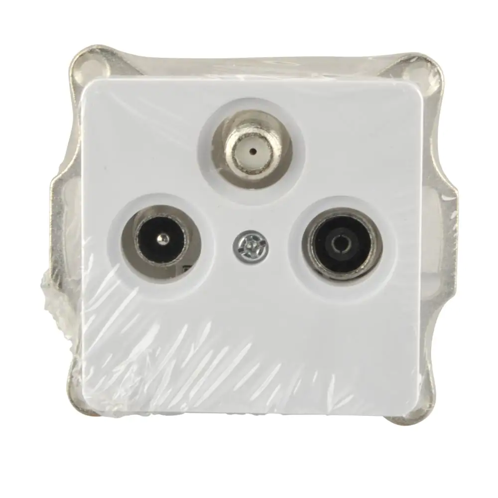 Unitec SAT- Antennensteckdose Genua ultraweiß Unitec SAT- Antennensteckdose Genua ultraweiß