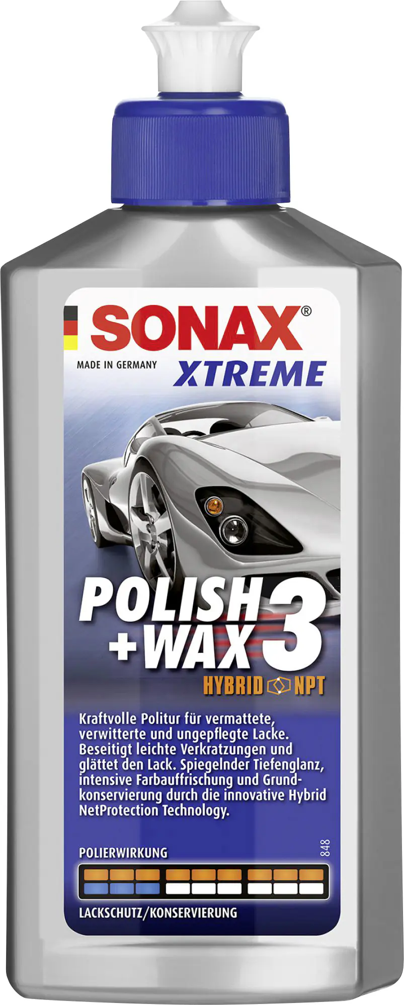Sonax Xtreme Polish + Wax 3 Nano Pro 250ml