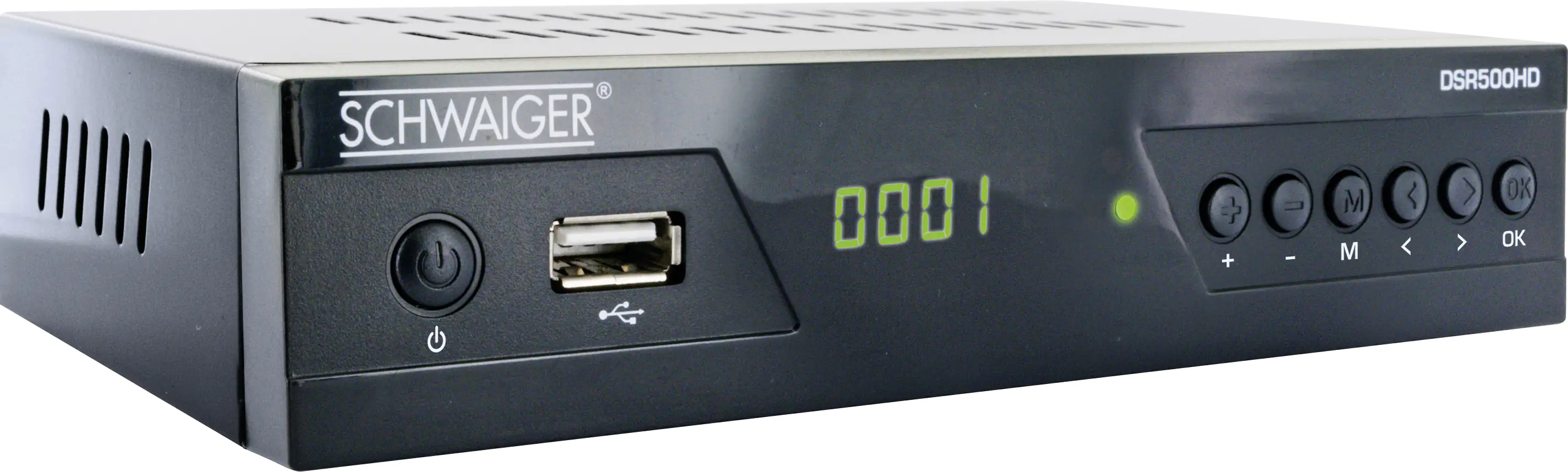 Schwaiger Satelliten-Receiver DSR500HD Full HD (DVB-S2) Free to Air Schwaiger Satelliten-Receiver DSR500HD Full HD (DVB-S2) Free to Air