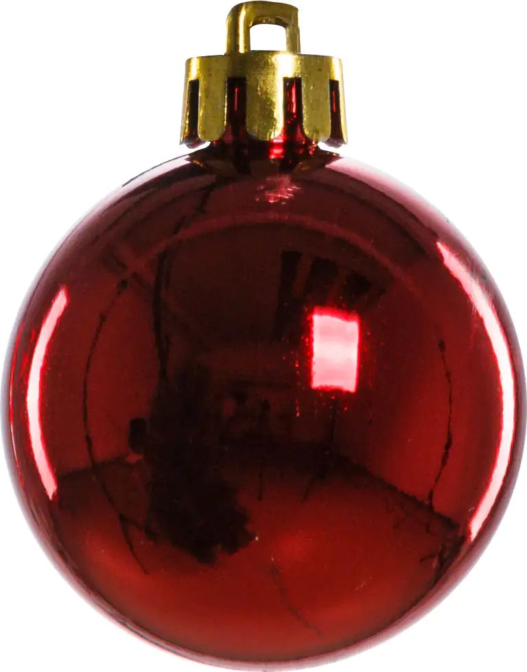 2076601527152_02 TrendLine Weihnachtskugeln bruchfest, langlebig Ø 4 cm rot 12 Stück