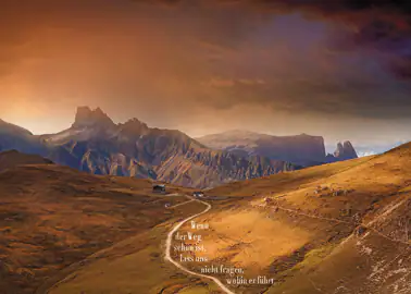 Deco-Canvas Bild - Schöne Stadt 50 x 70 cm