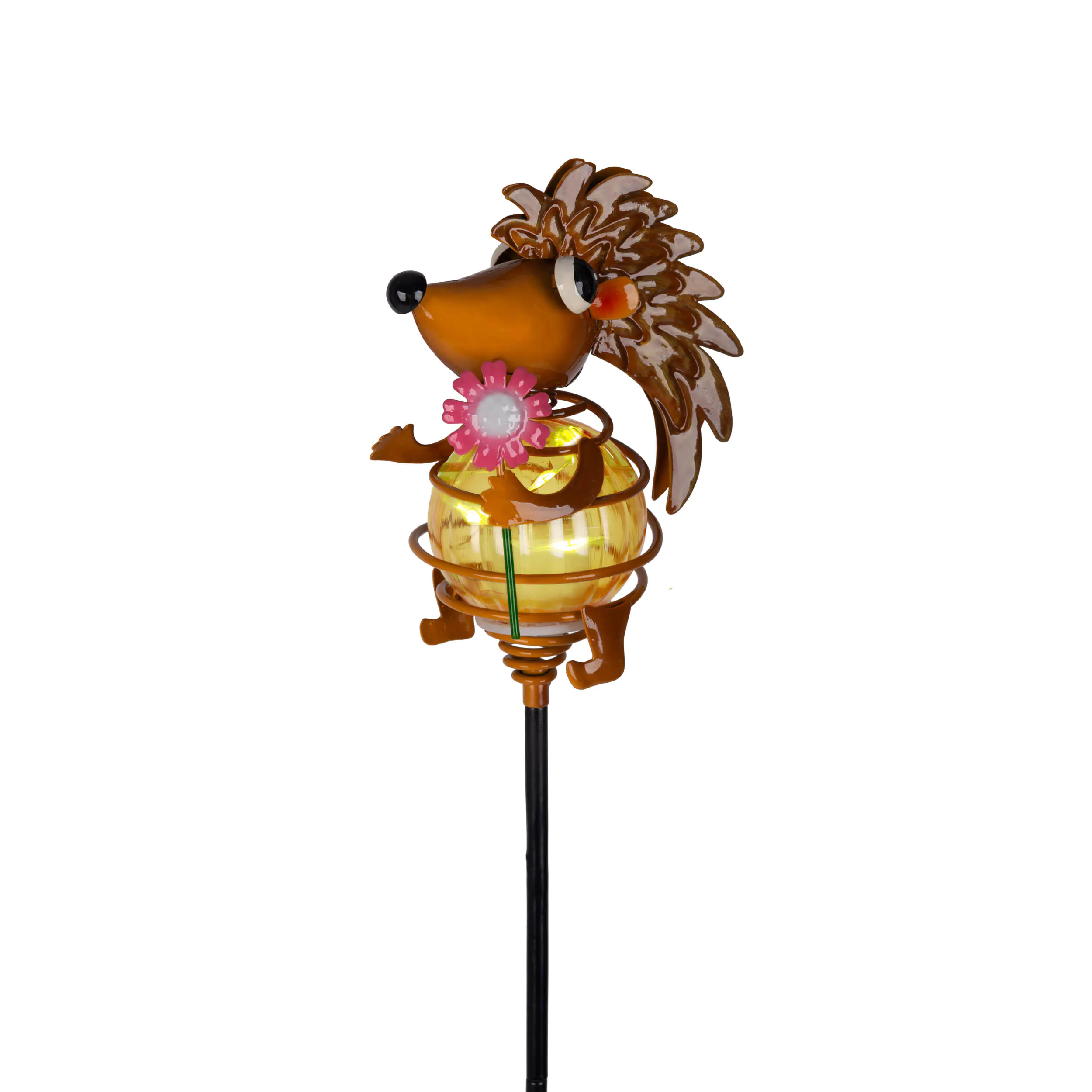 Light & More LED Solar Erdspieß Igel braun