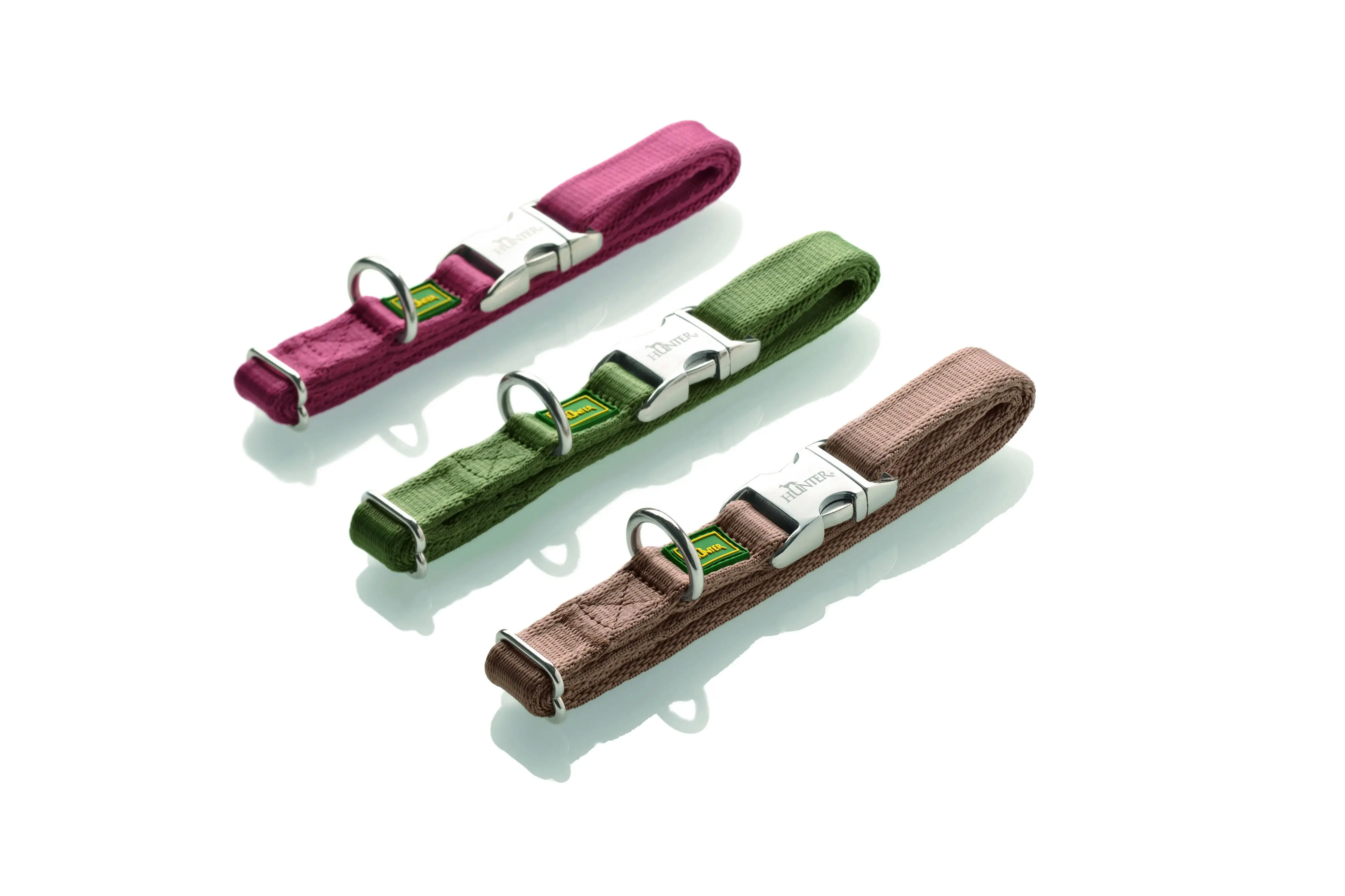 Hunter Hundehalsband Inari Alu-Strong L lindgrün