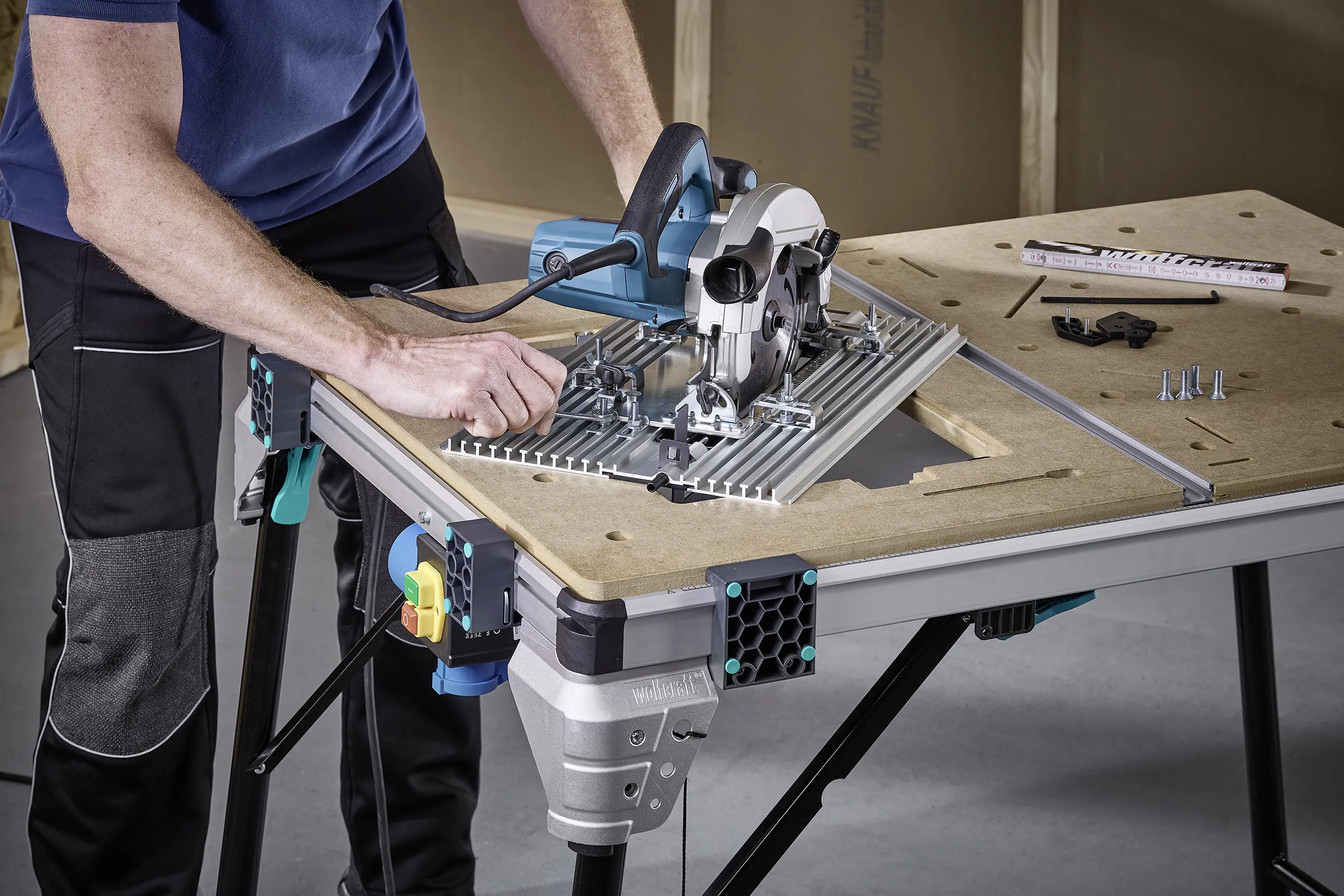 Wolfcraft Maschinenspanntisch Master Cut 2600 für Sägen und Fräsen Wolfcraft Maschinenspanntisch Master Cut 2600 für Sägen und Fräsen