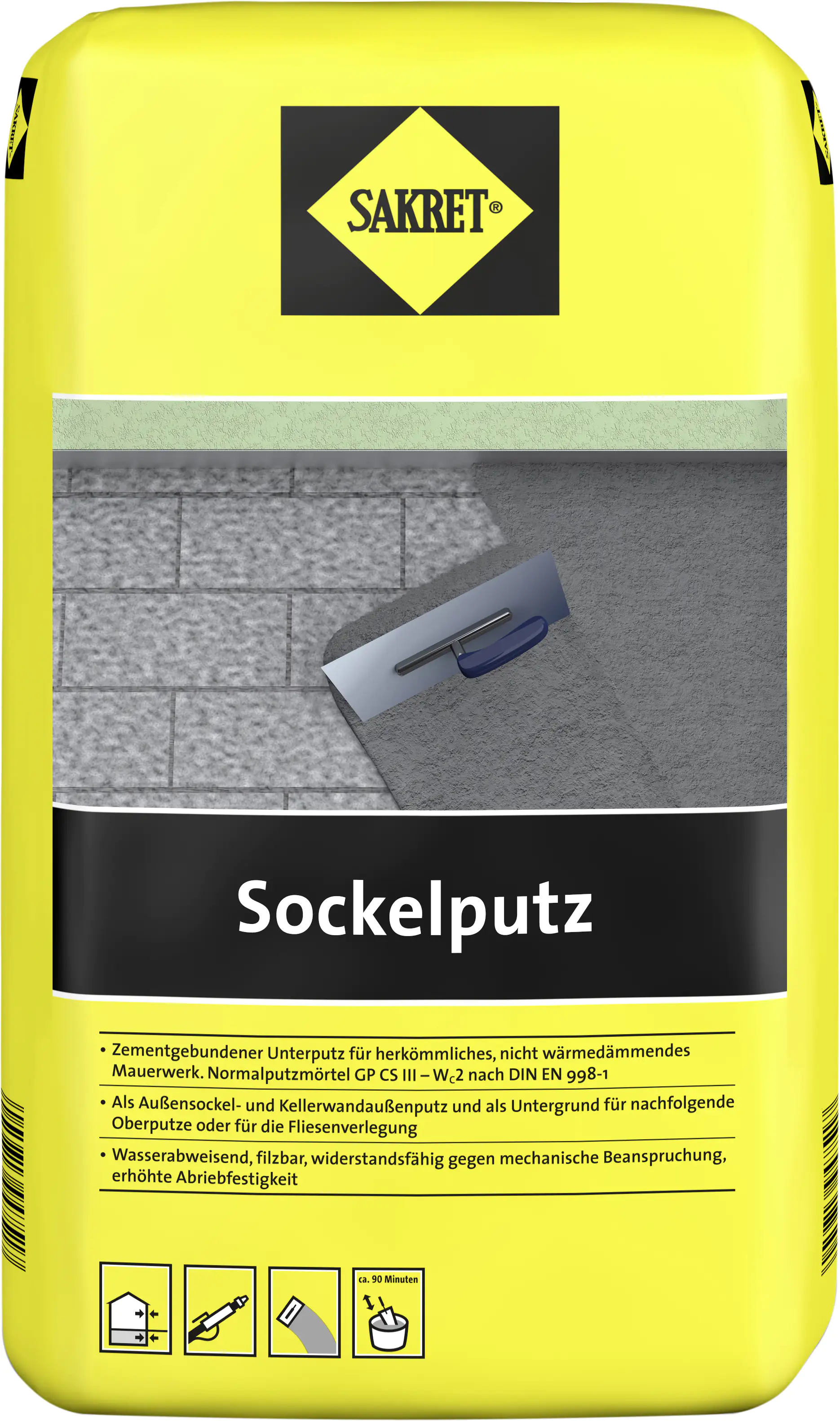 SAKRET Sockelputz 30 kg Sack