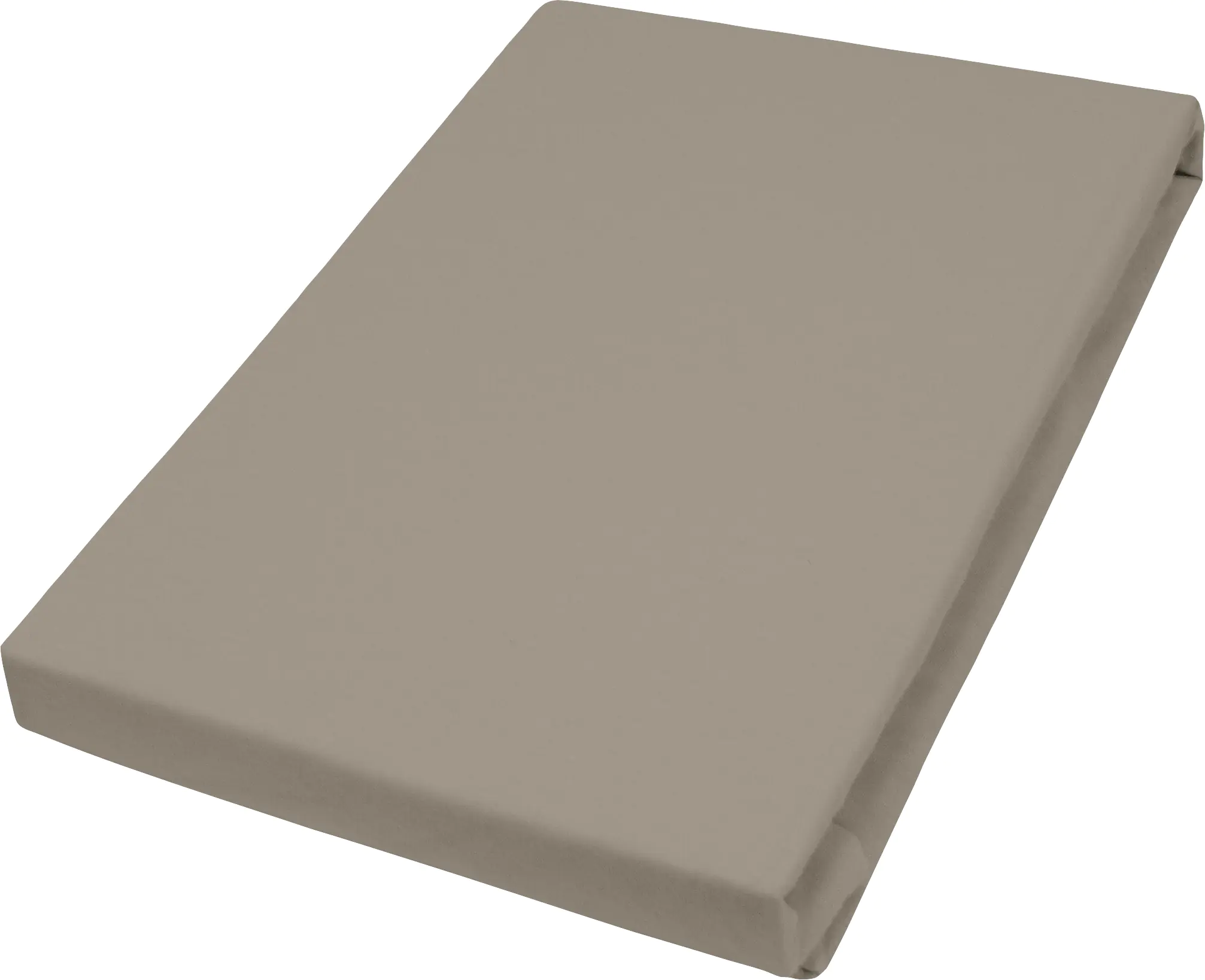 Vario Jersey-Spannbetttuch nougat, 100 x 200 cm Vario Jersey-Spannbetttuch nougat, 100 x 200 cm