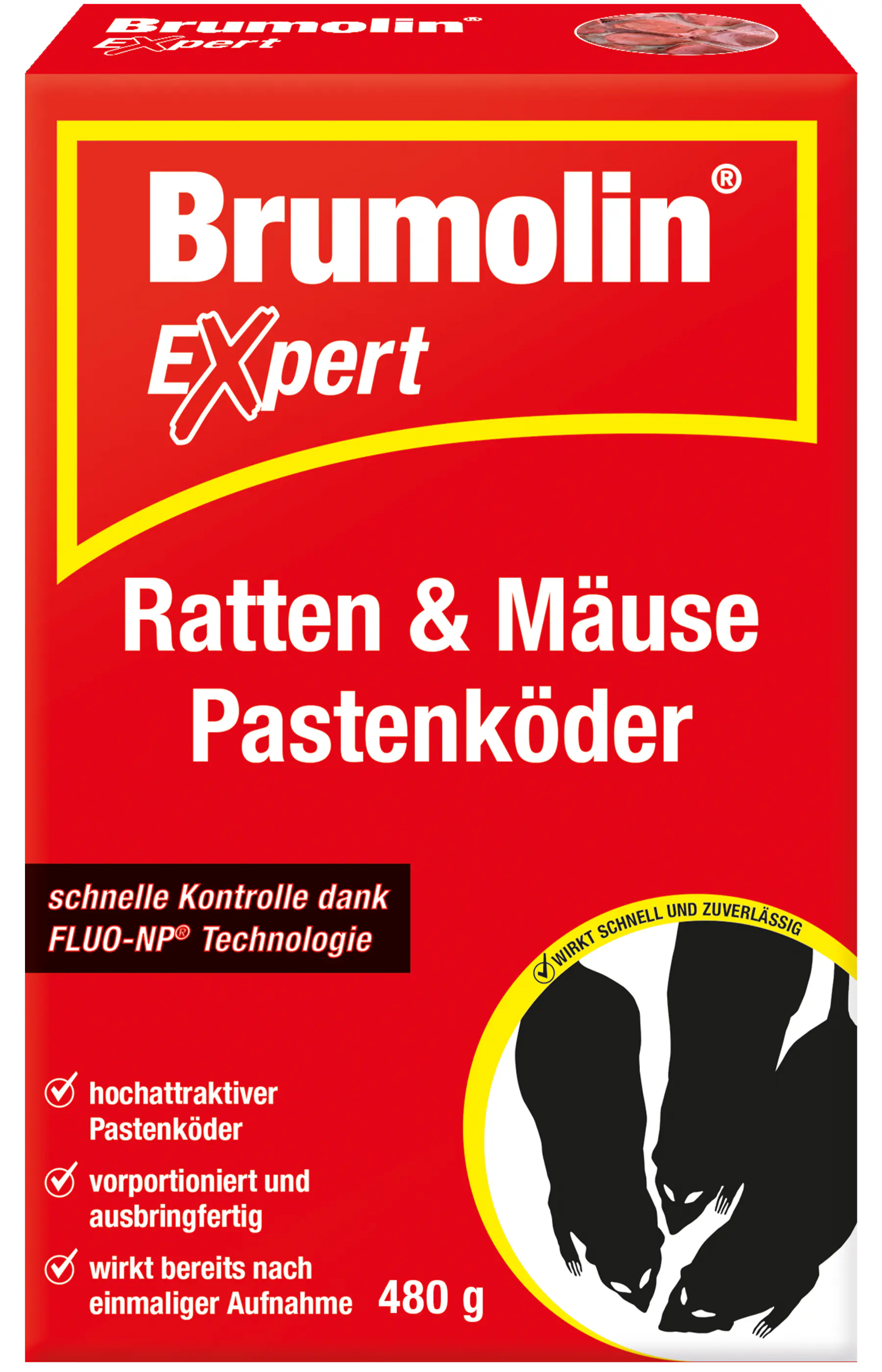 Brumolin Expert Ratten & Mäuse Portionsköder 480 g