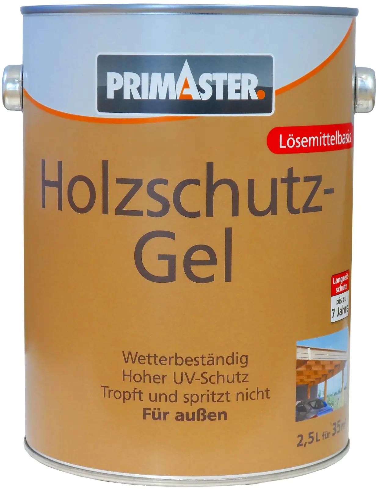 4000590164461 Primaster Holzschutzgel 2,5 L mahagoni seidenmatt