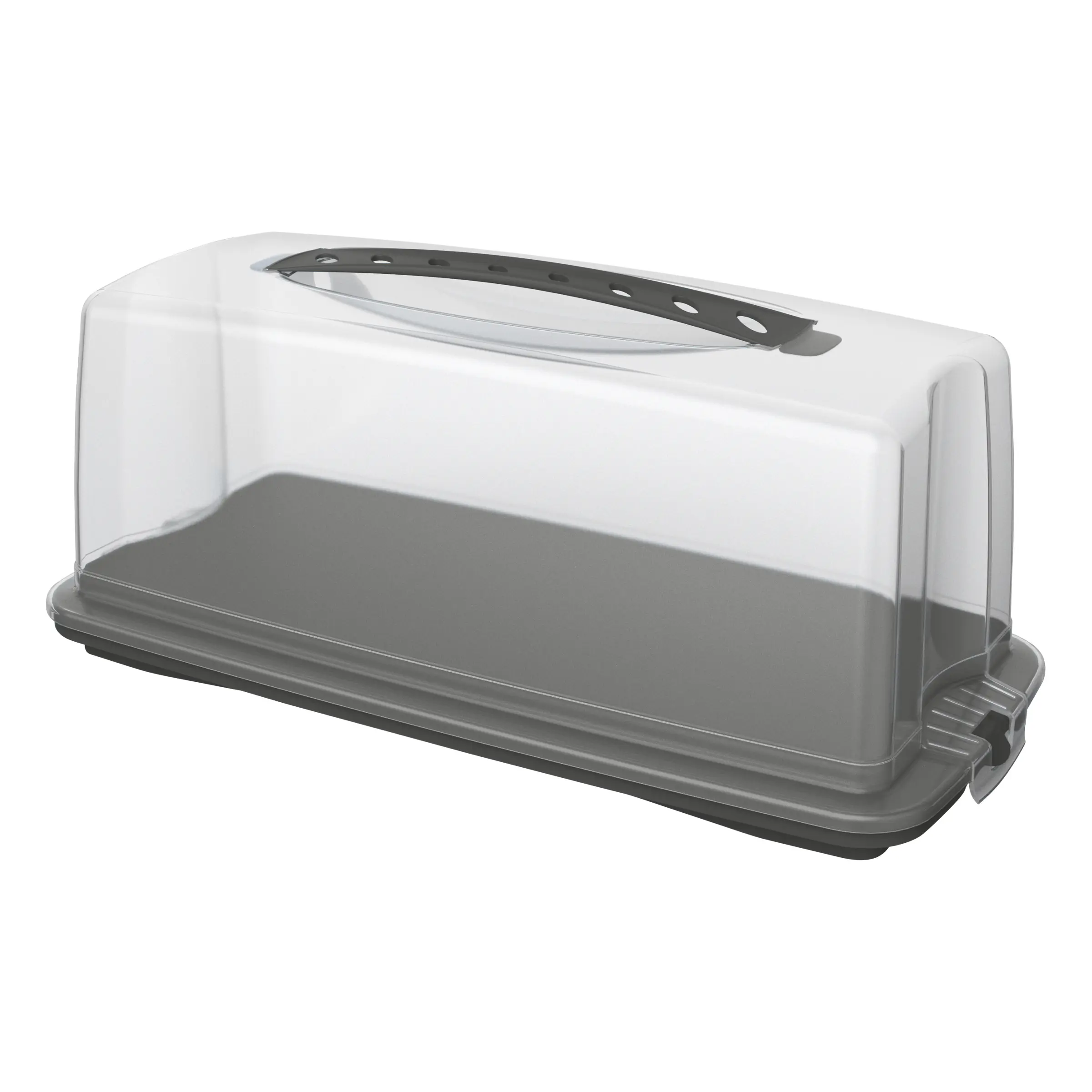 Rotho Kuchenbehälter Fresh 36 x 17 cm holzkohle schwarz 