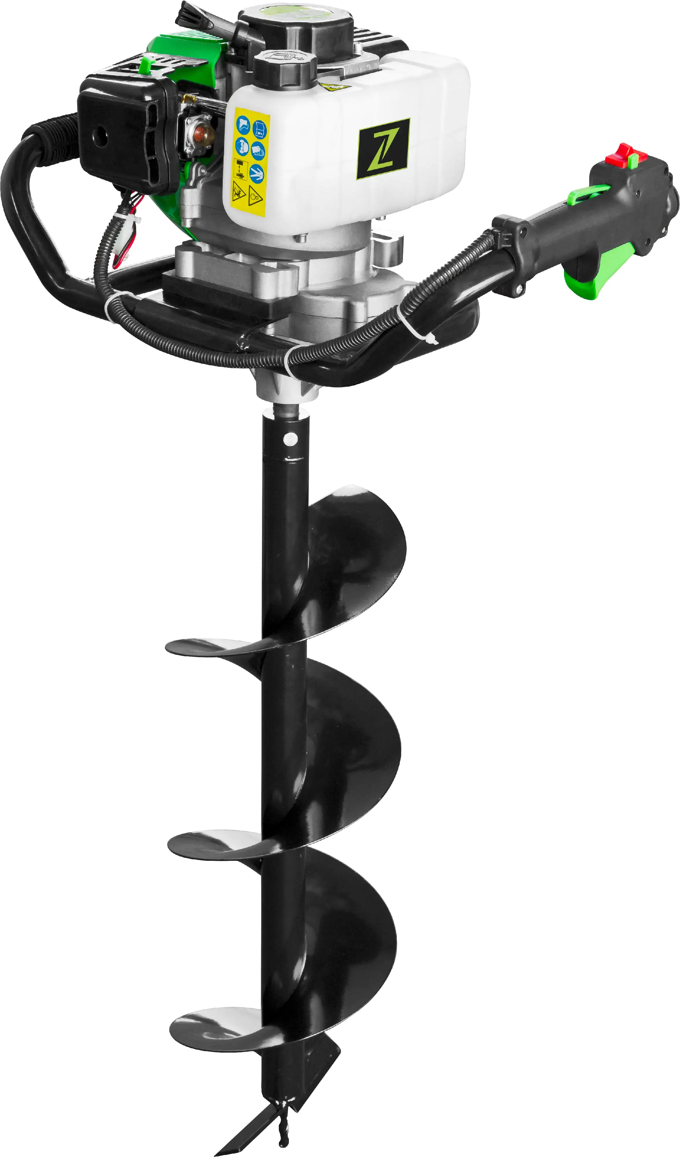 Zipper Erdlochbohrer ZI-ELB70 inkl. 3 Bohrer (100/150/200 mm) Zipper Erdlochbohrer ZI-ELB70 inkl. 3 Bohrer (100/150/200 mm)