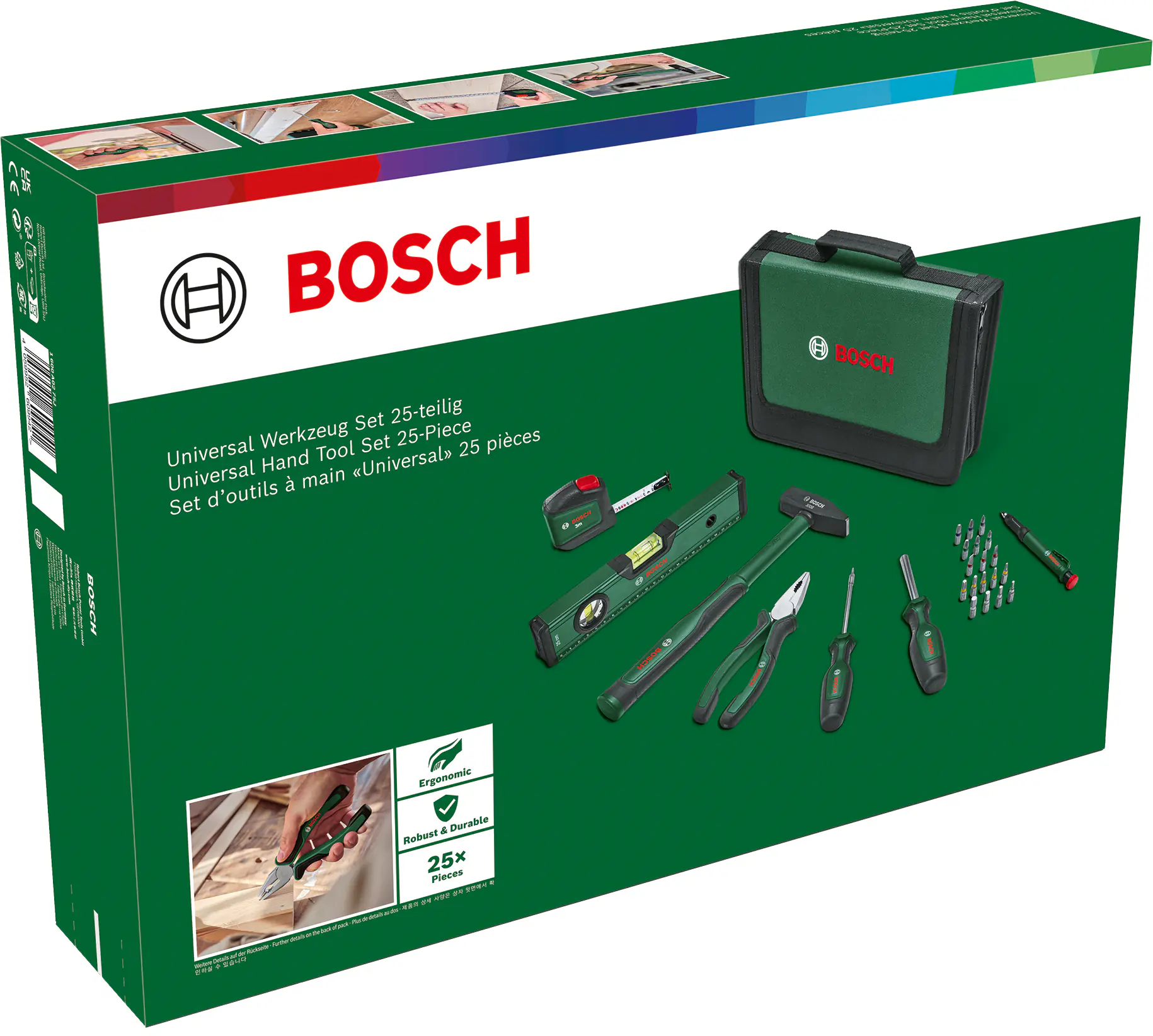 Bosch Handwerkzeug-Set 25-teilig