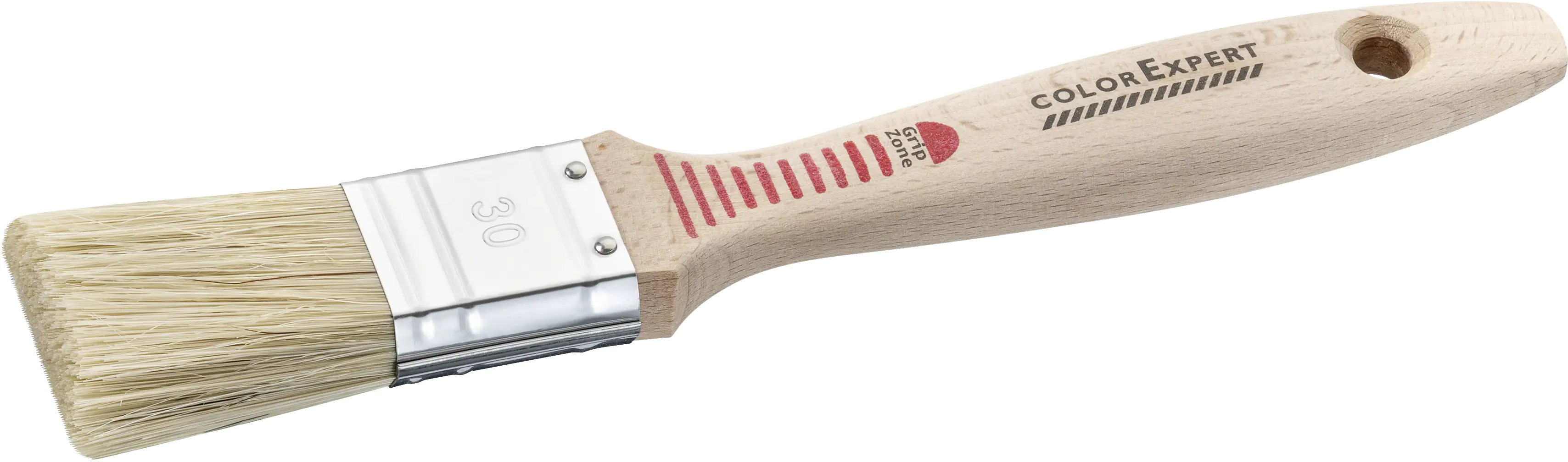 Color Expert Flachpinsel 30 mm helle Borsten GripZone