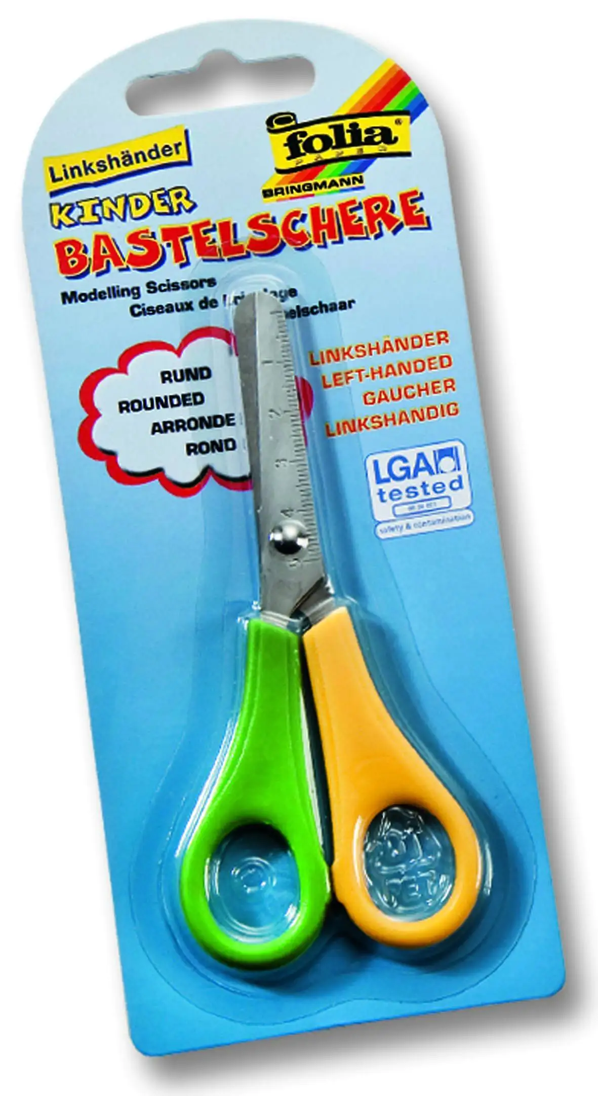 4001868798005 Glorex Bastelschere rund Linkshänder