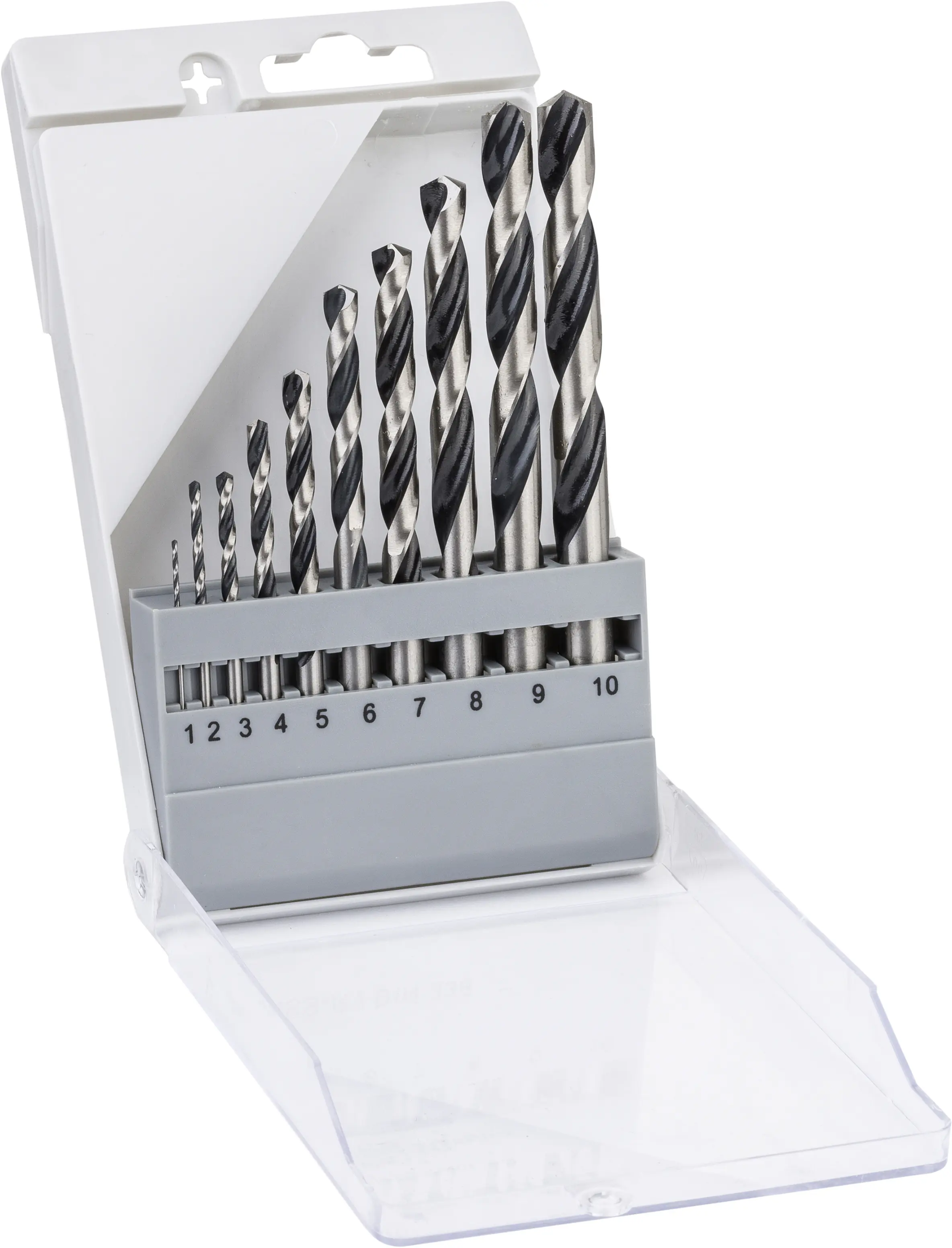 Bosch Metallbohrer Set 10-teilig HSS Point TEQ Rundschaft