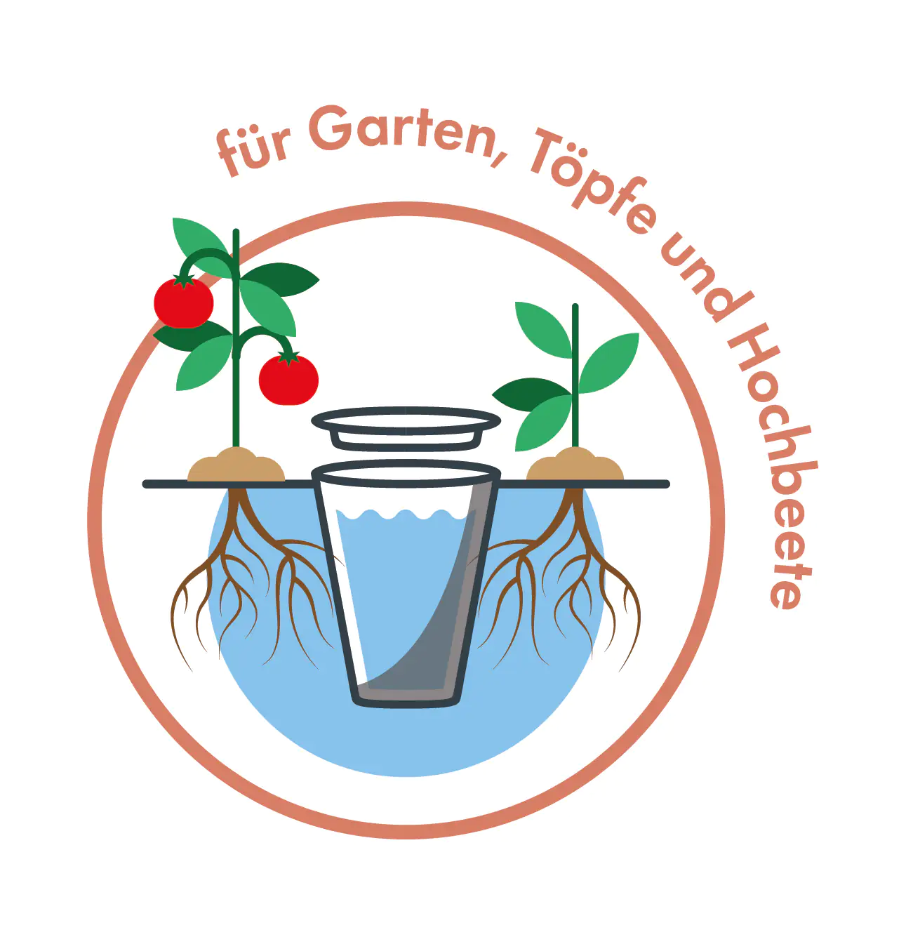 Deroma Bewässerungskegel Aquado Ø 12 cm