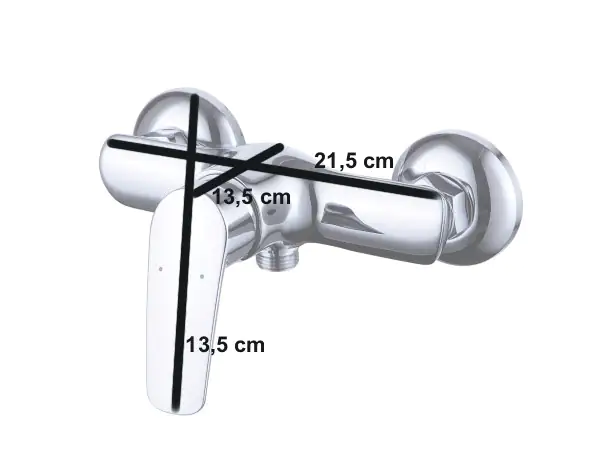 Primaster Duscharmatur Singen verchromt Primaster Duscharmatur Singen verchromt