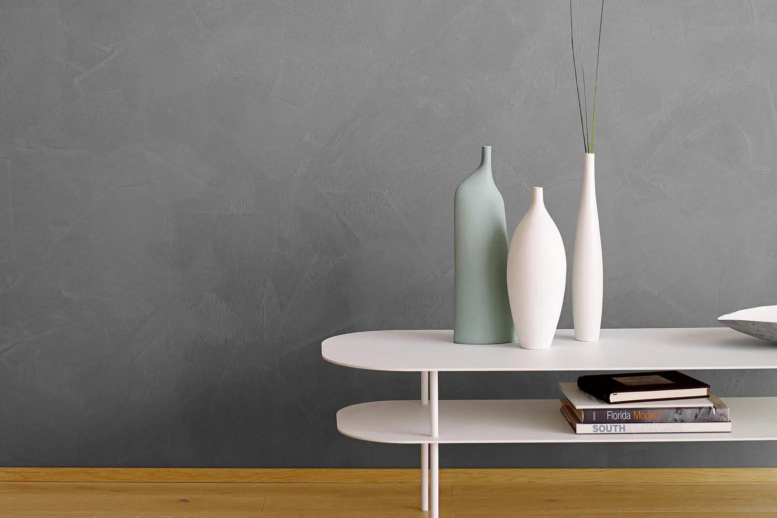 Alpina Farbrezepte Wandfarbe Beton-Optik 3 L Basis & 1 L Finish dunkelgrau