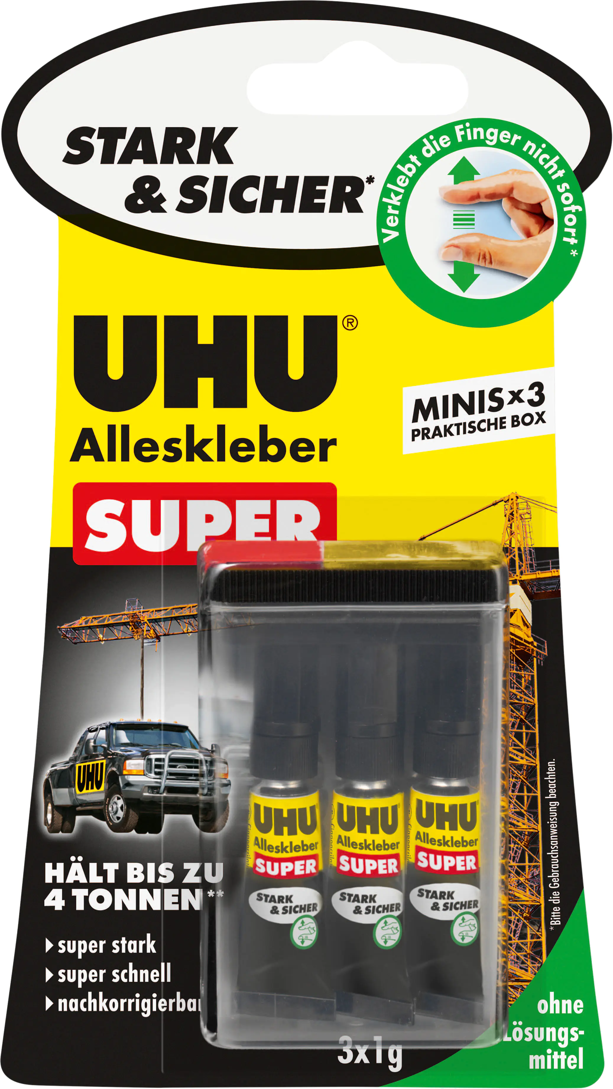 UHU Alleskleber Super Minis 3 x 1 g 3 g ( 3 x 1 g) UHU Alleskleber Super Minis 3 x 1 g 3 g ( 3 x 1 g)