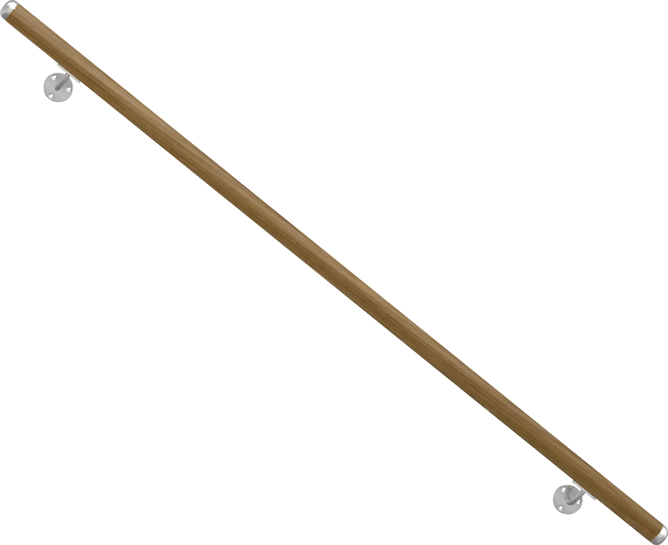 Prova Handlauf-Set Eiche versiegelt Länge 150 cm