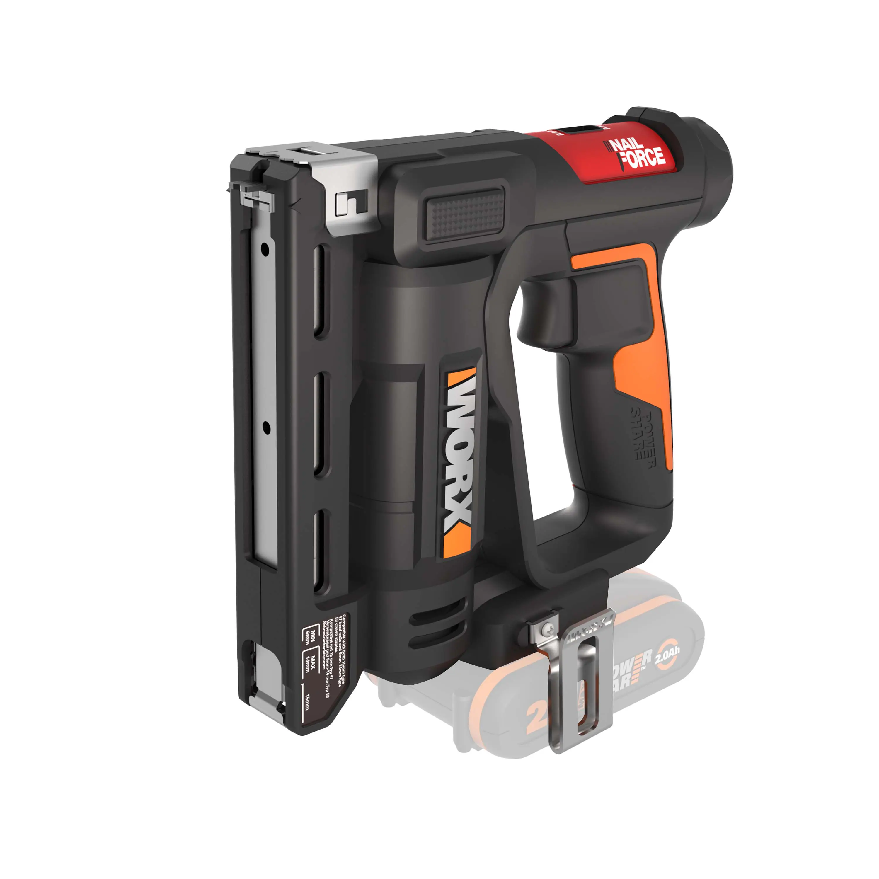 Worx Akku-Nagler & Tacker Nailforce WX843.9 20 V Solo Worx Akku-Nagler & Tacker Nailforce WX843.9 20 V Solo