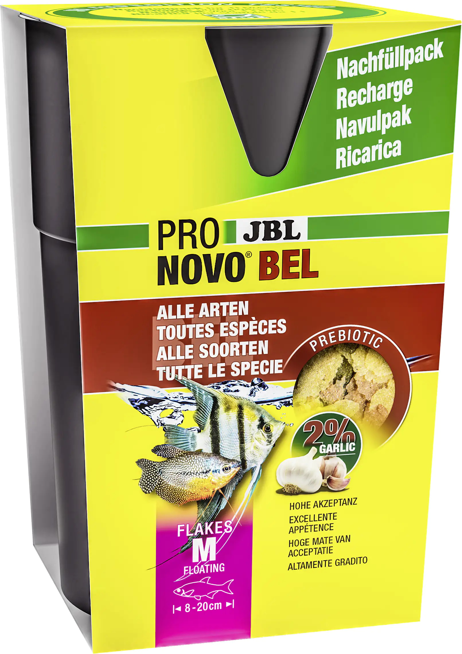 JBL Fischfutter Pronovo Bel Flakes M Fischfutterflocken 750 ml JBL Fischfutter Pronovo Bel Flakes M Fischfutterflocken 750 ml