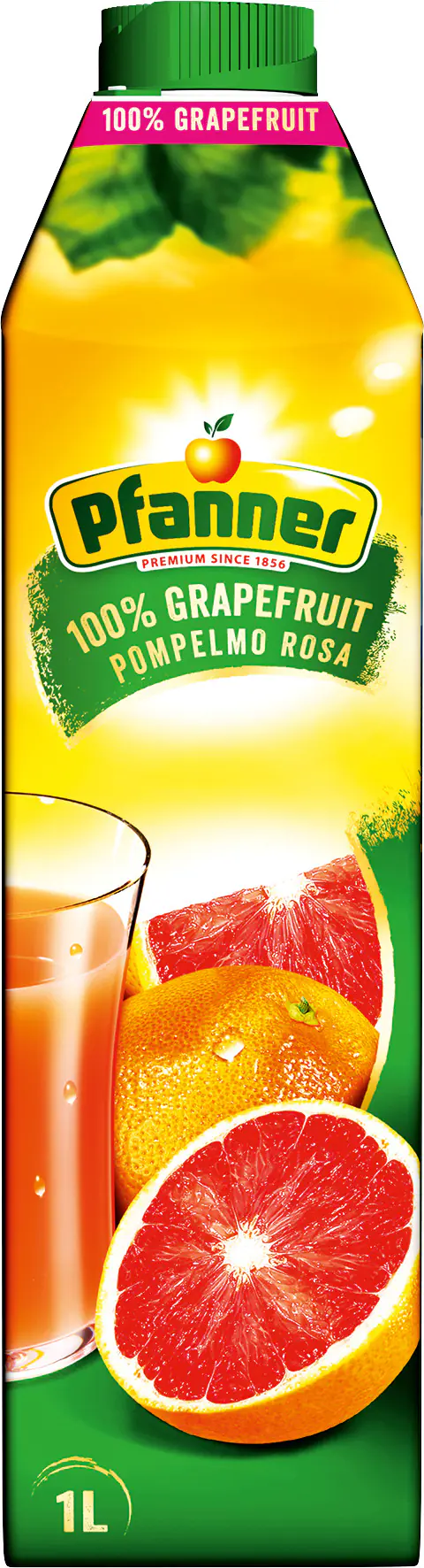 Pfanner Pink Grapefruitsaft 100% 1 l