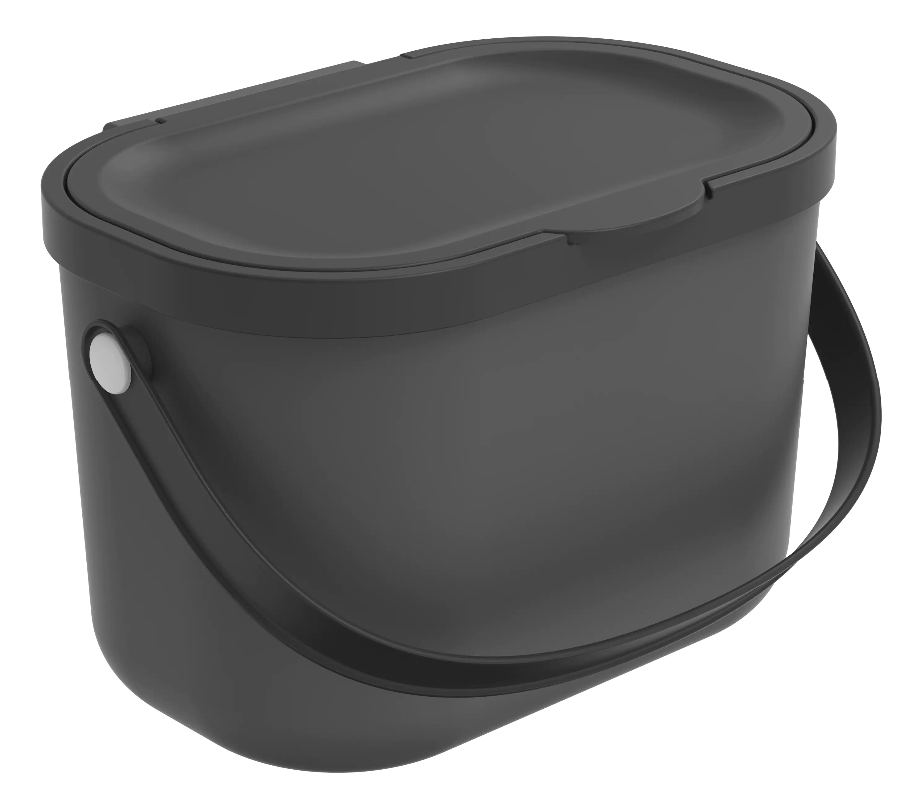 Rotho Mülltrennungssystem 3,2 L Albula anthrazit Rotho Mülltrennungssystem 3,2 L Albula anthrazit