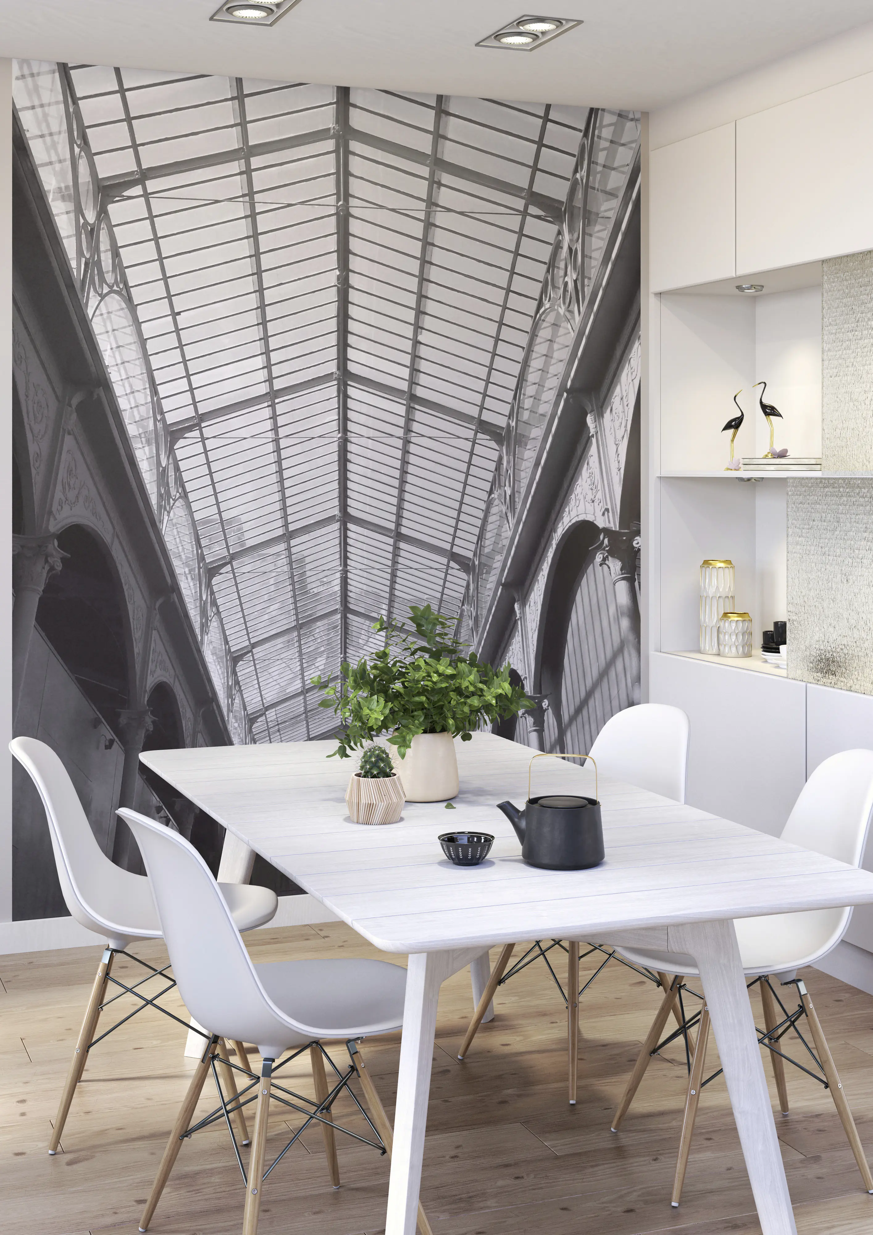 Rasch Vlies Fototapete 940923 Grau Muster & Motive 3 m x 2,33 m