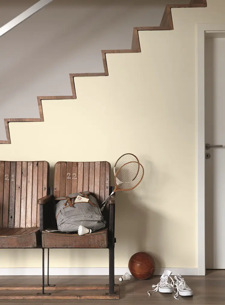 Alpina Feine Farben Wandfarbe No. 32 Zartes Leuchten - helles lichtgelb edelmatt 2,5 L