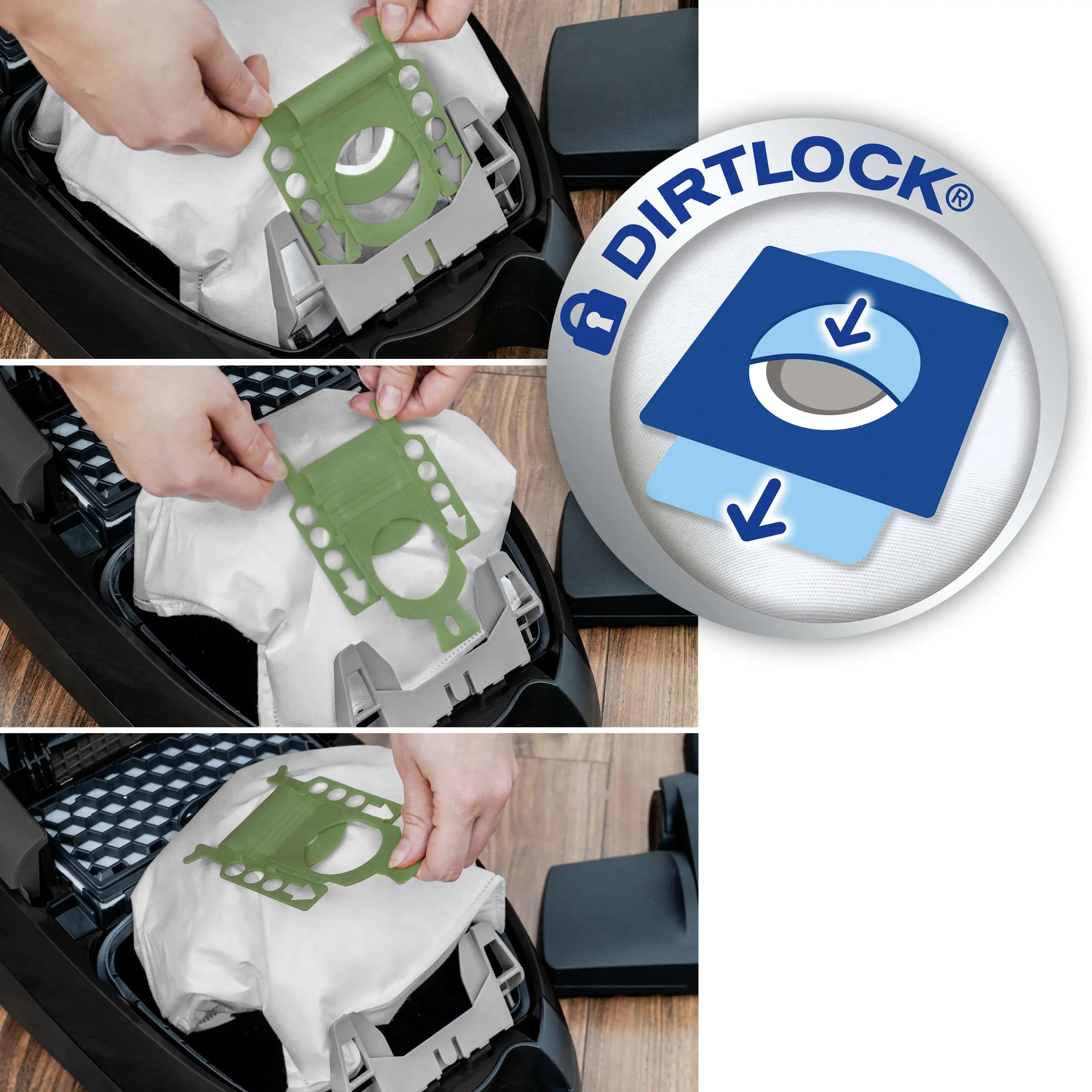 Swirl S 73 EcoPor Staubsaugerbeutel 4 Staubbeutel + 1 Filter