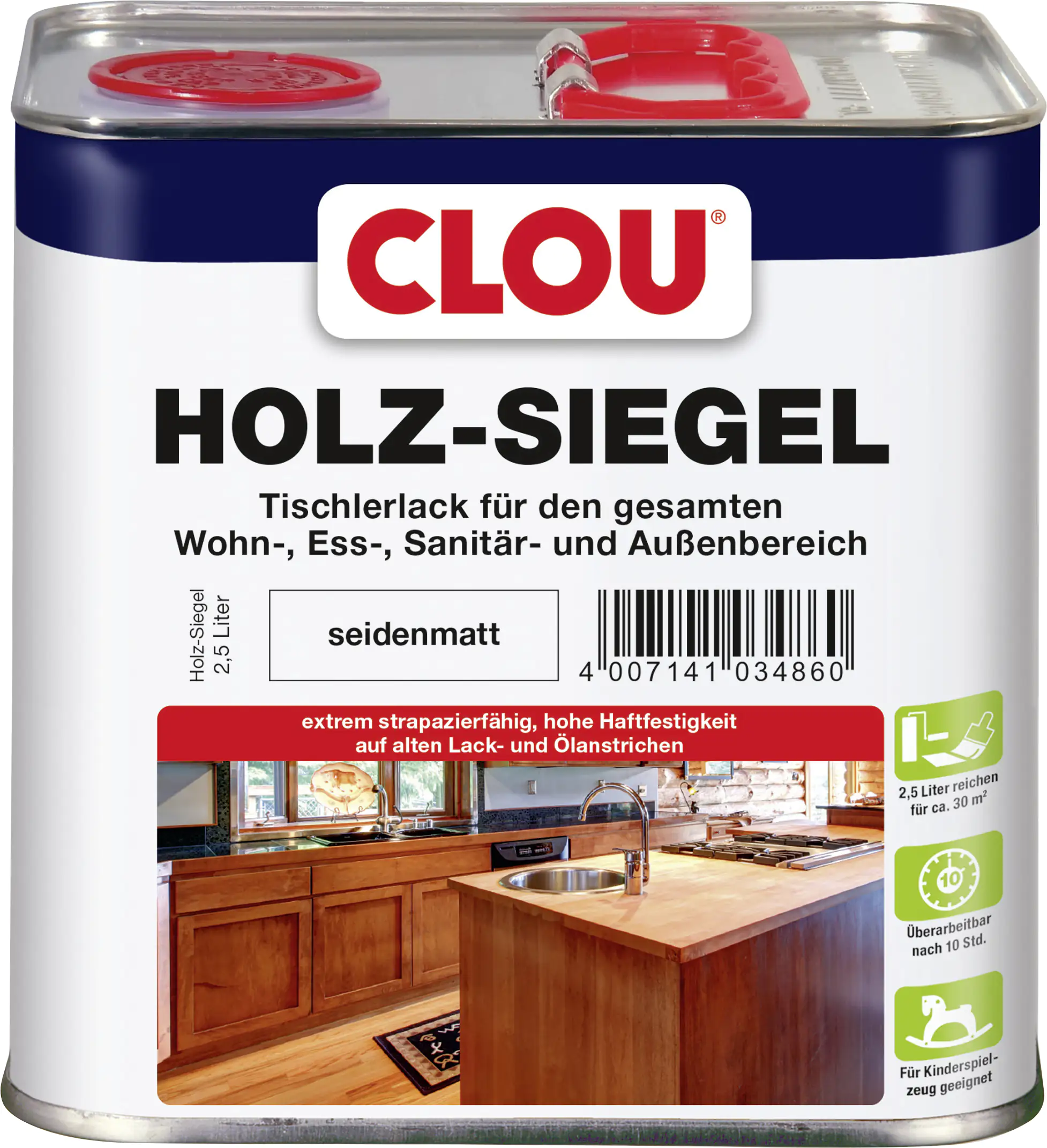Clou Holz Siegel 2,5 L seidenmatt