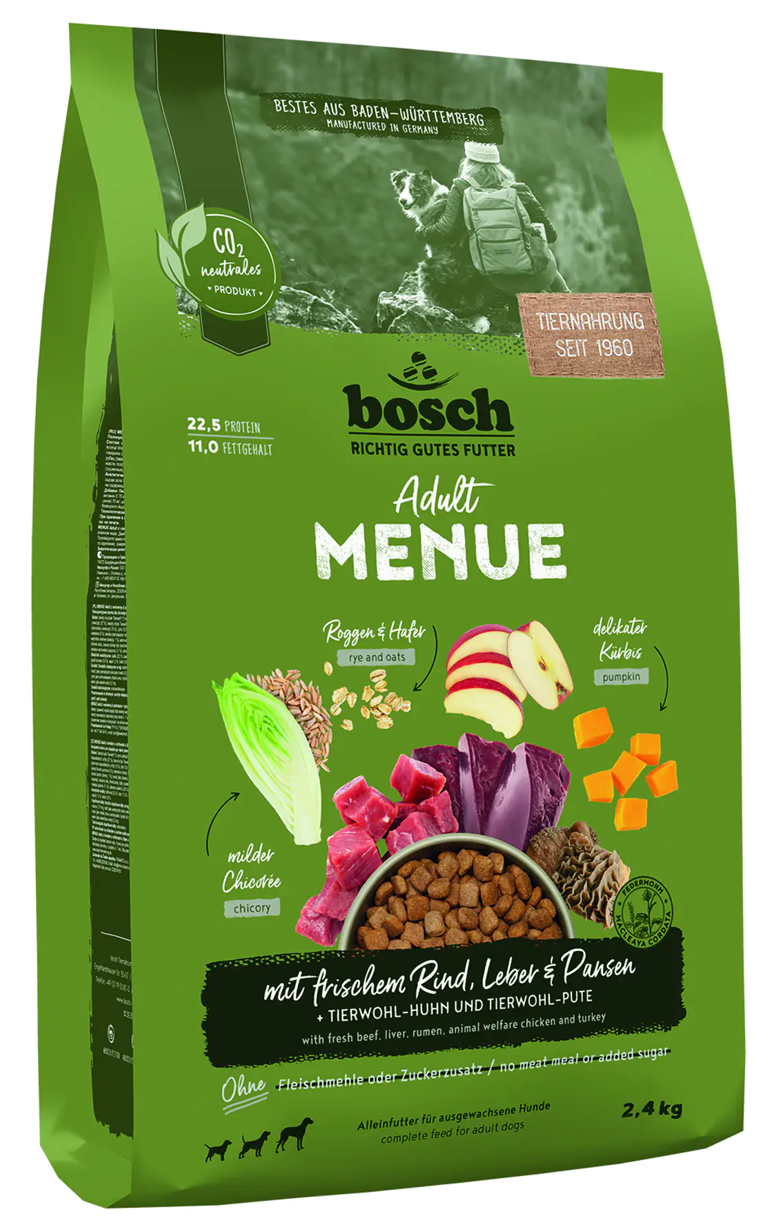 Bosch Menue Adult Hundetrockenfutter Rind 2,4 kg