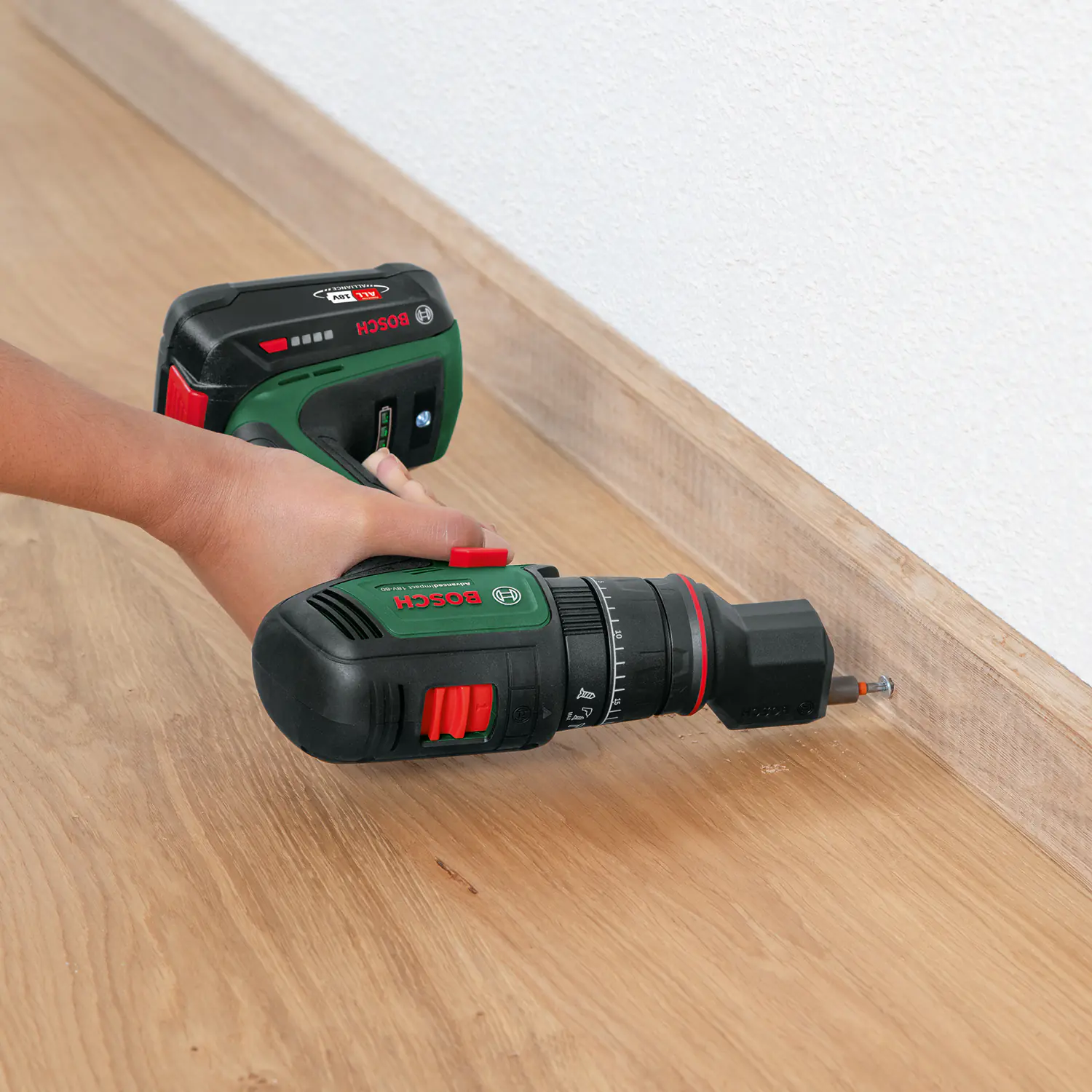 Bosch Akku-Schlagbohrschrauber AdvancedImpact 18V-80 QuickSnap inkl. 2 Akkus & Ladegerät Bosch Akku-Schlagbohrschrauber AdvancedImpact 18V-80 QuickSnap inkl. 2 Akkus & Ladegerät